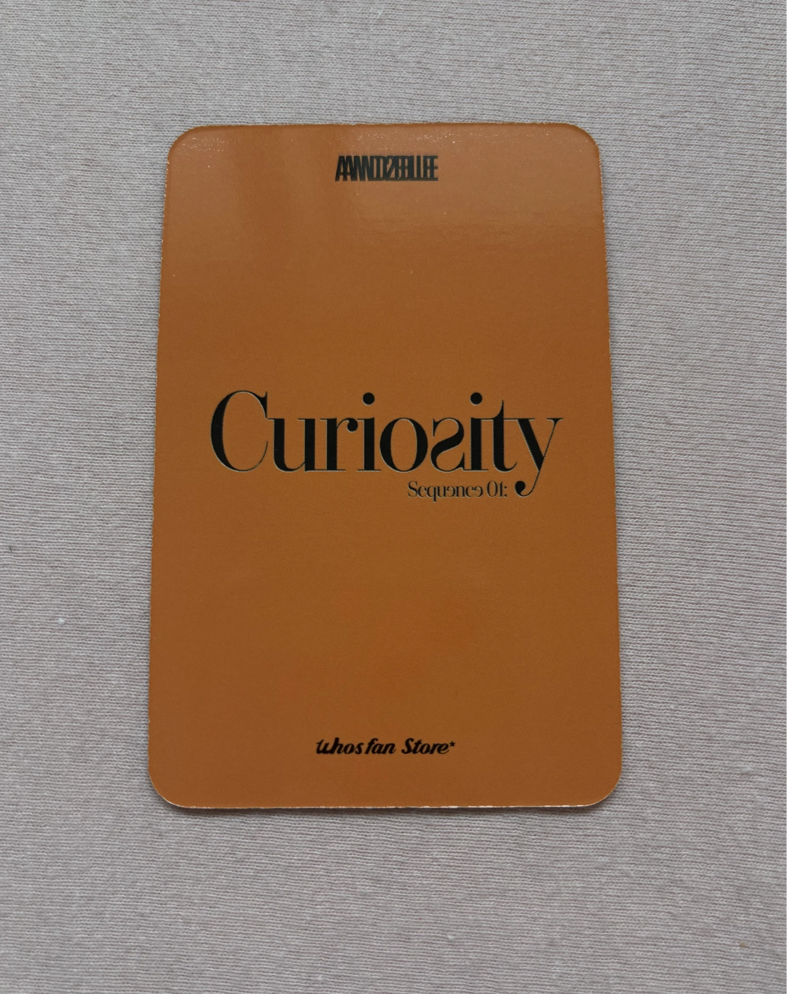 AND2BLE Hao AND2BLE - Hao - Sequence 01: Curiosity Album whosfan video call (fancall) round 1 listing photo 2