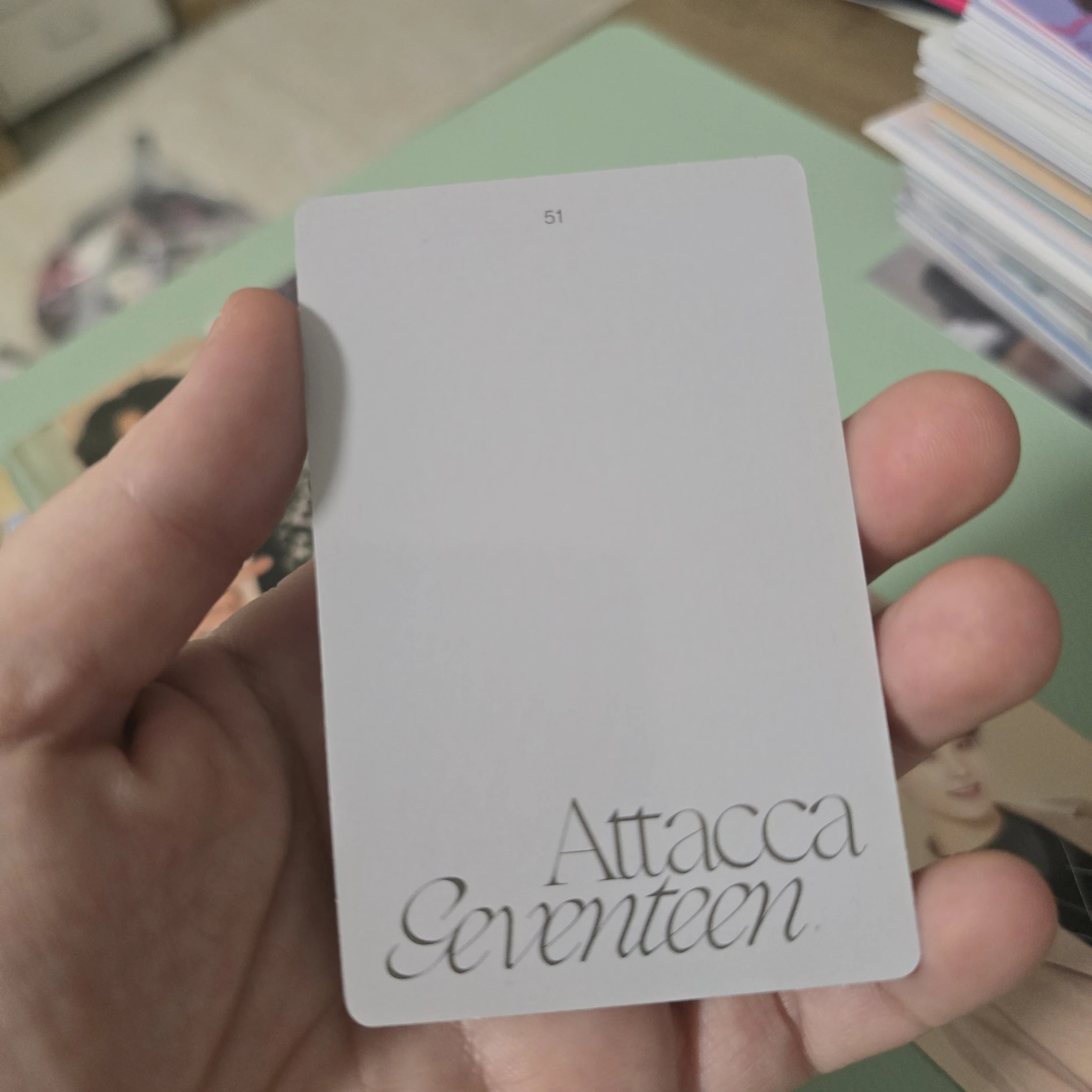 SEVENTEEN Dino SEVENTEEN - Dino - Attacca Album album photocard op.2 version listing photo 2