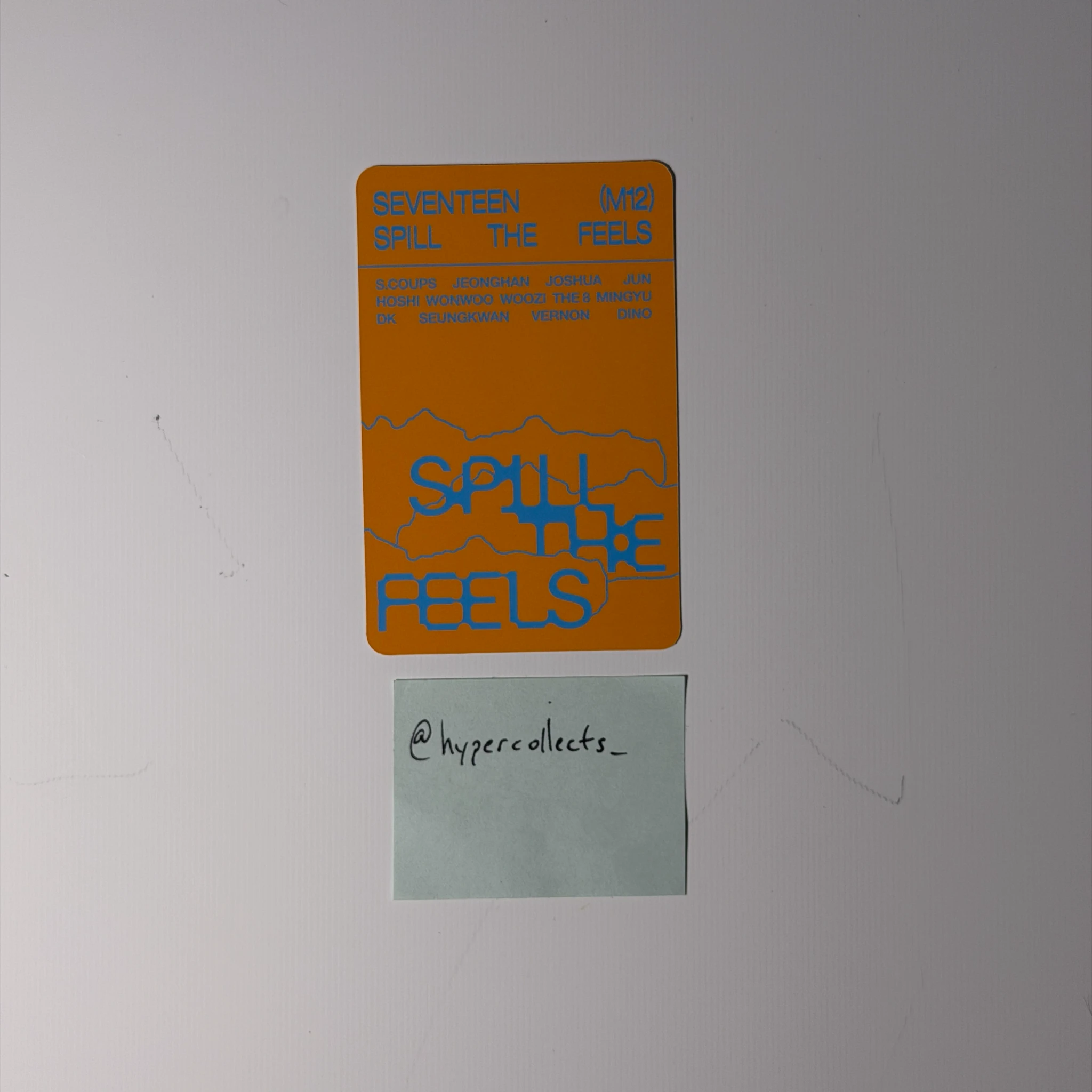 SEVENTEEN Seungkwan SEVENTEEN - Seungkwan - Spill the Feels Album album photocard listing photo 2