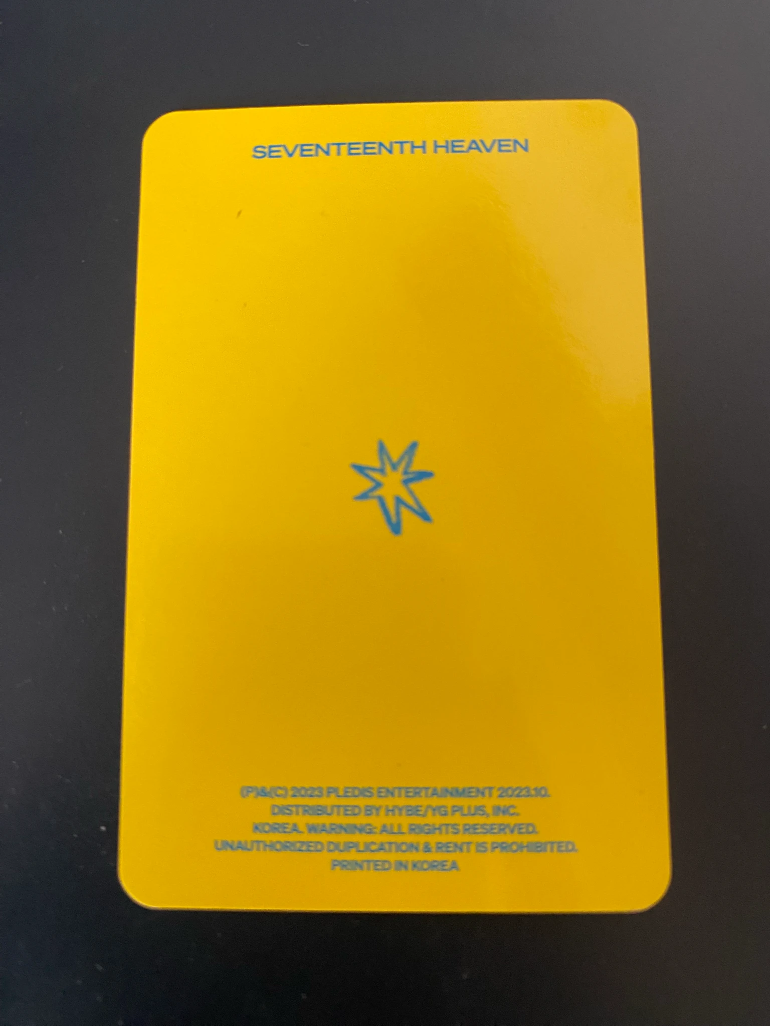 SEVENTEEN Joshua SEVENTEEN - Joshua - Seventeenth Heaven Album photocard set carat version listing photo 2