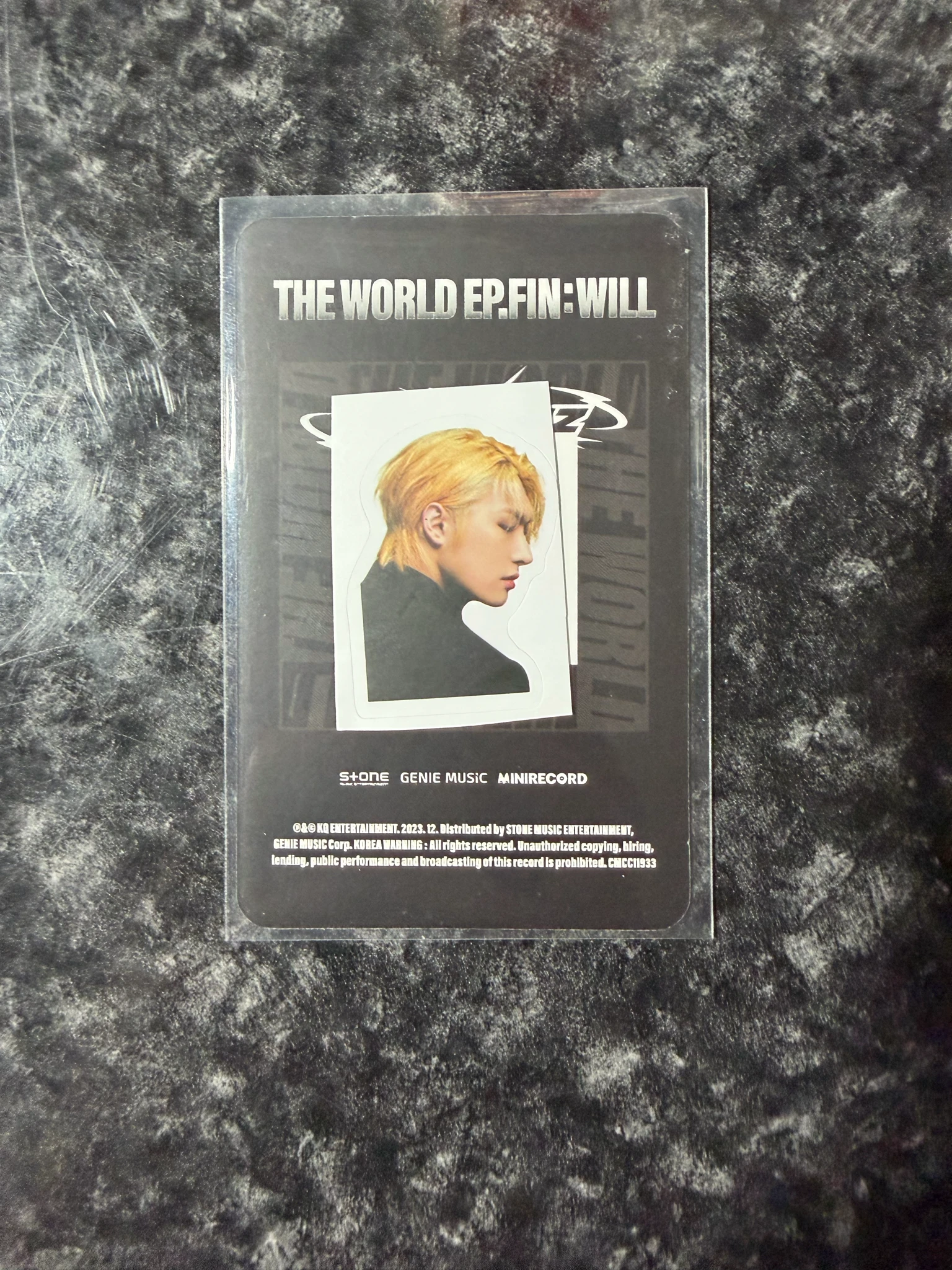 ATEEZ San ATEEZ - San - THE WORLD EP.FIN: WILL Album album photocard platform version qr card listing photo 2