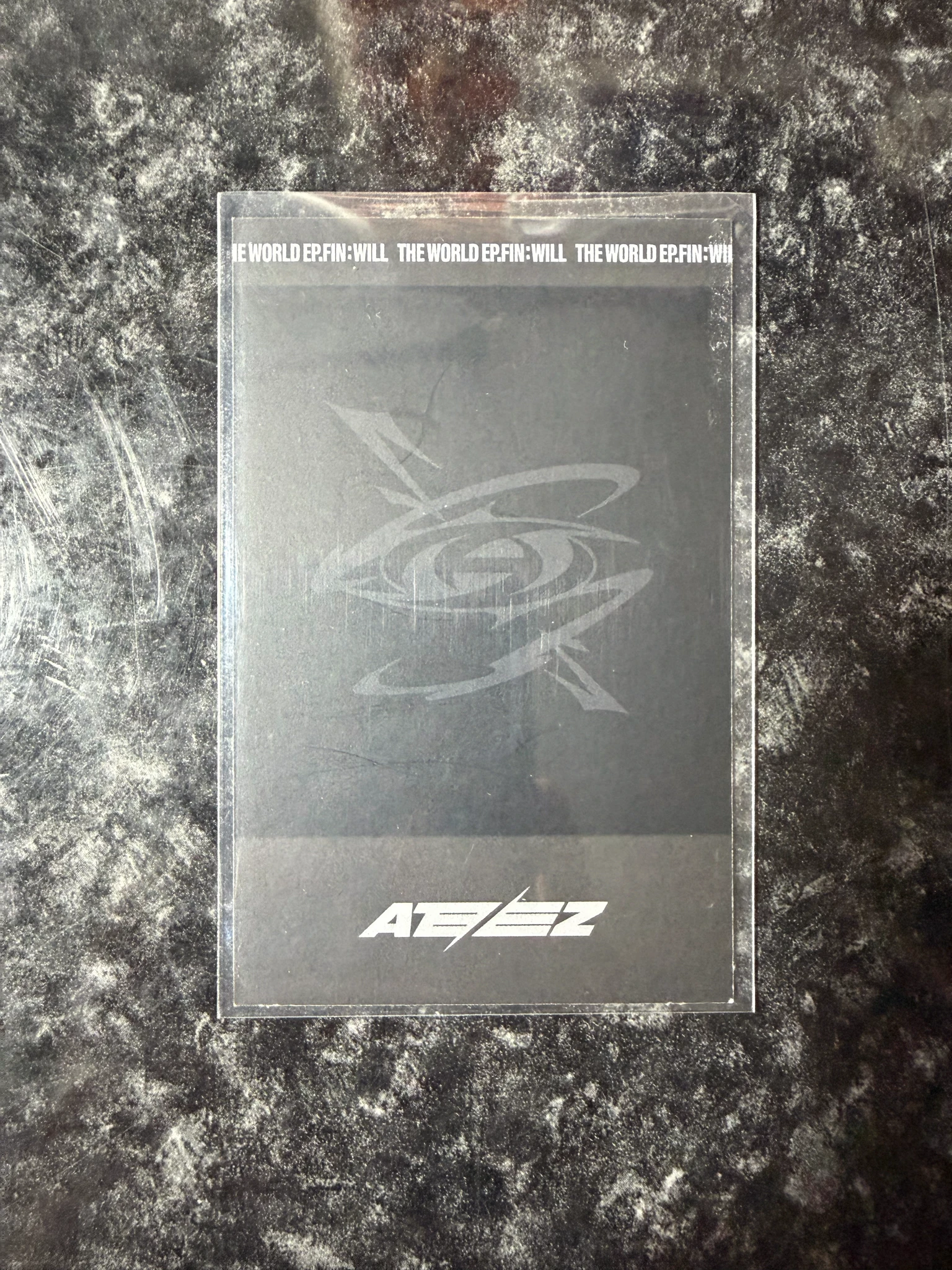 ATEEZ Wooyoung ATEEZ - Wooyoung - THE WORLD EP.FIN: WILL Album album photocard platform version polaroid listing photo 2
