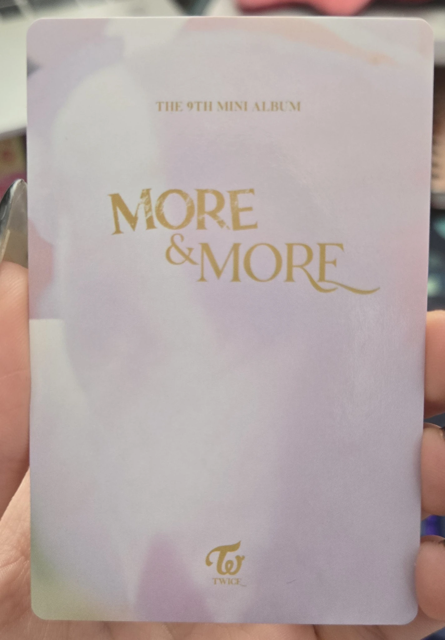 TWICE Jihyo TWICE - Jihyo - MORE & MORE Album pob (pre-order benefit) photocard set C version listing photo 2