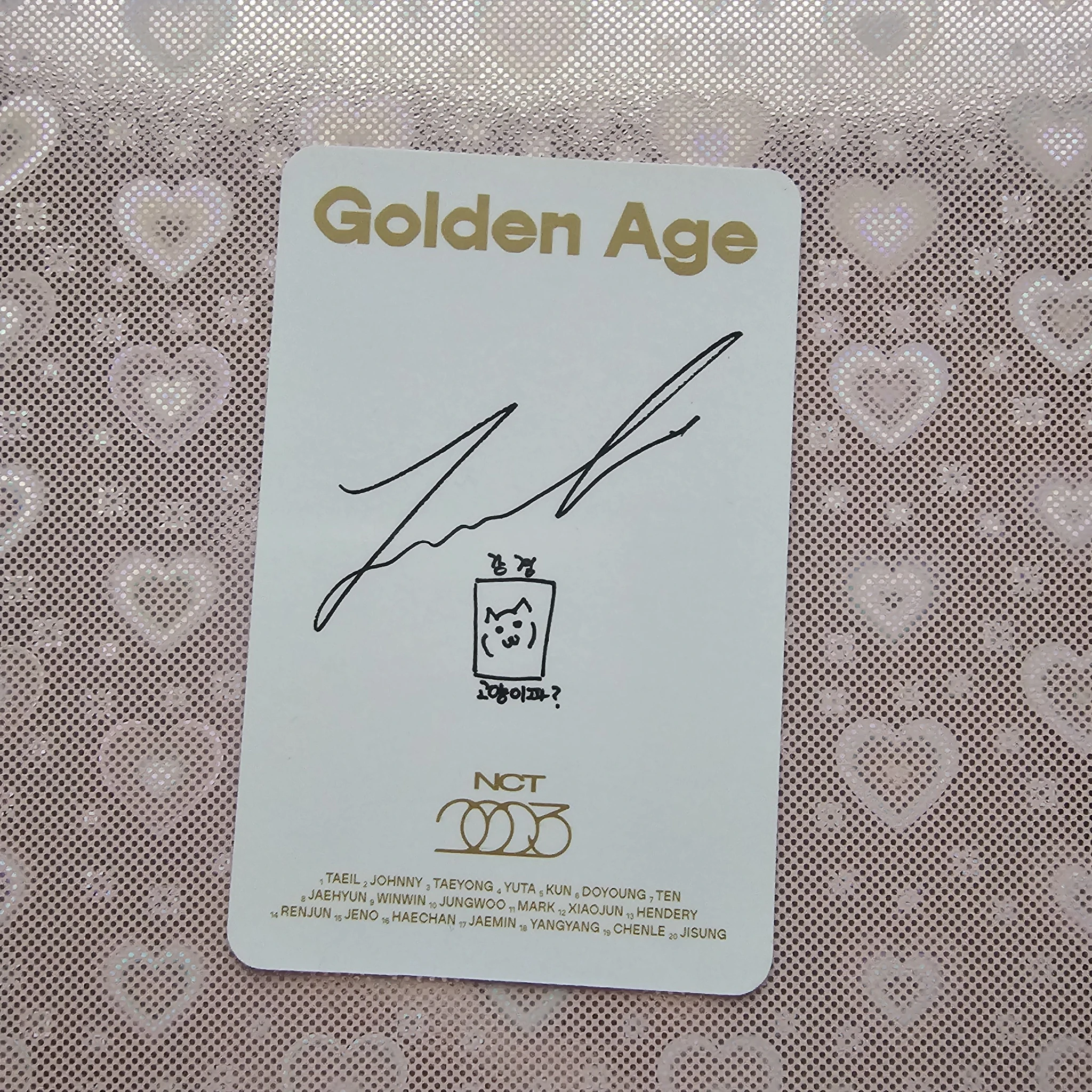 NCT Jaemin NCT - Jaemin - Golden Age Album collecting version listing photo 2