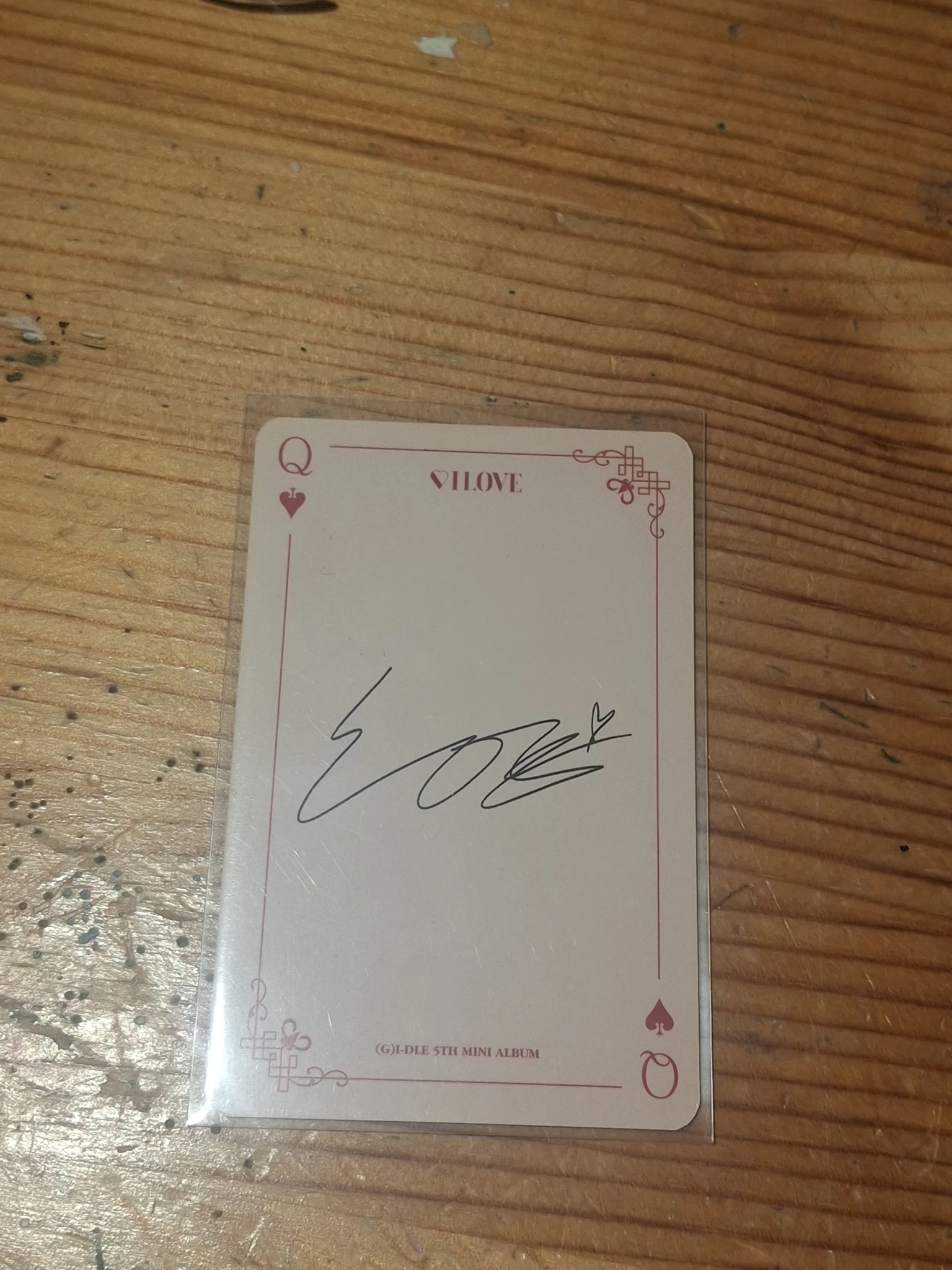 i-dle Soyeon (G)I-DLE - Minnie - I Love Album standard version album photocard listing photo 2