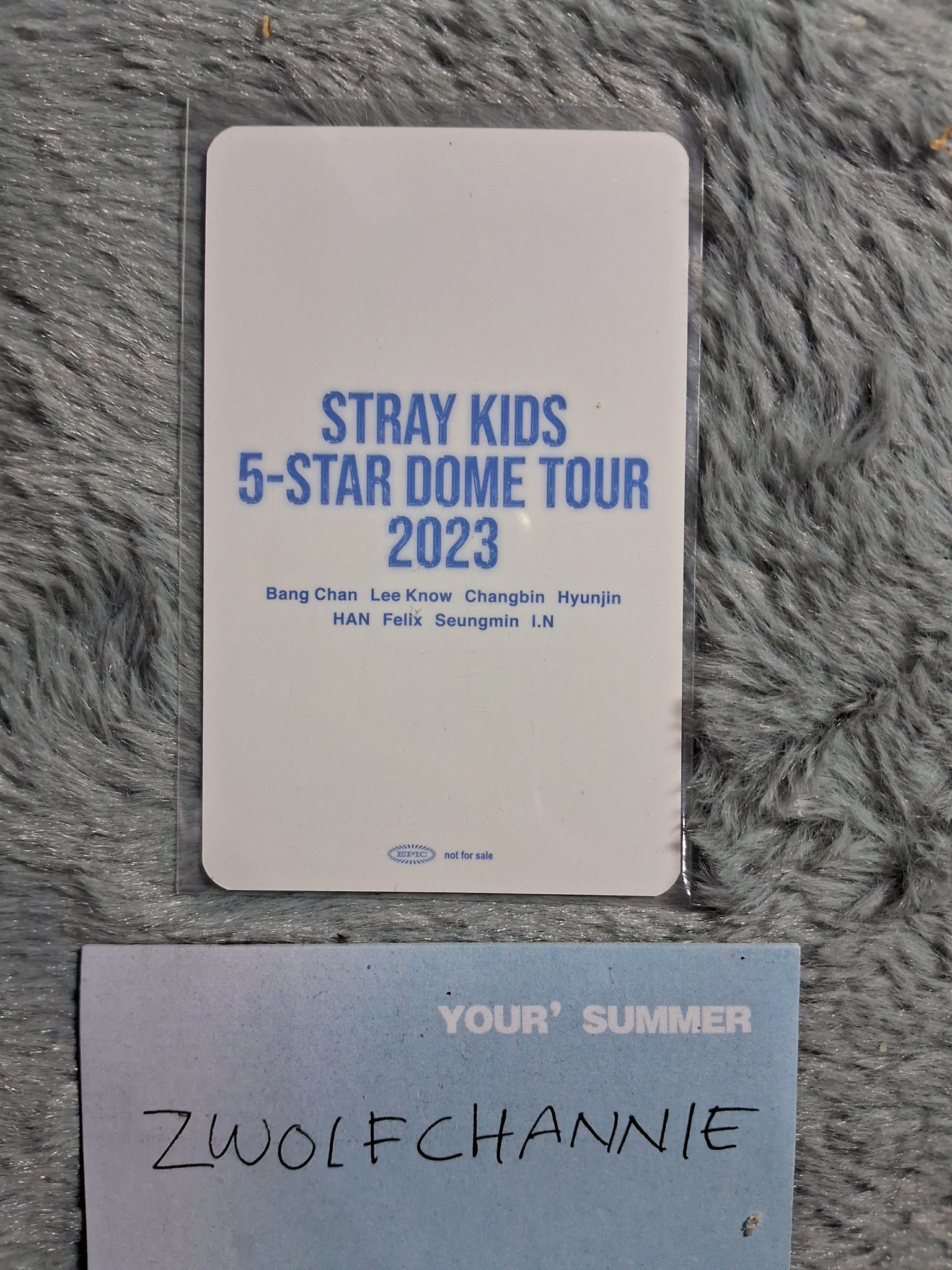 Stray Kids Bang Chan Stray Kids - Bang Chan - 5-Star Dome Tour 2023 Event fukuoka day 1 purchase benefit venue-limited social path listing photo 2