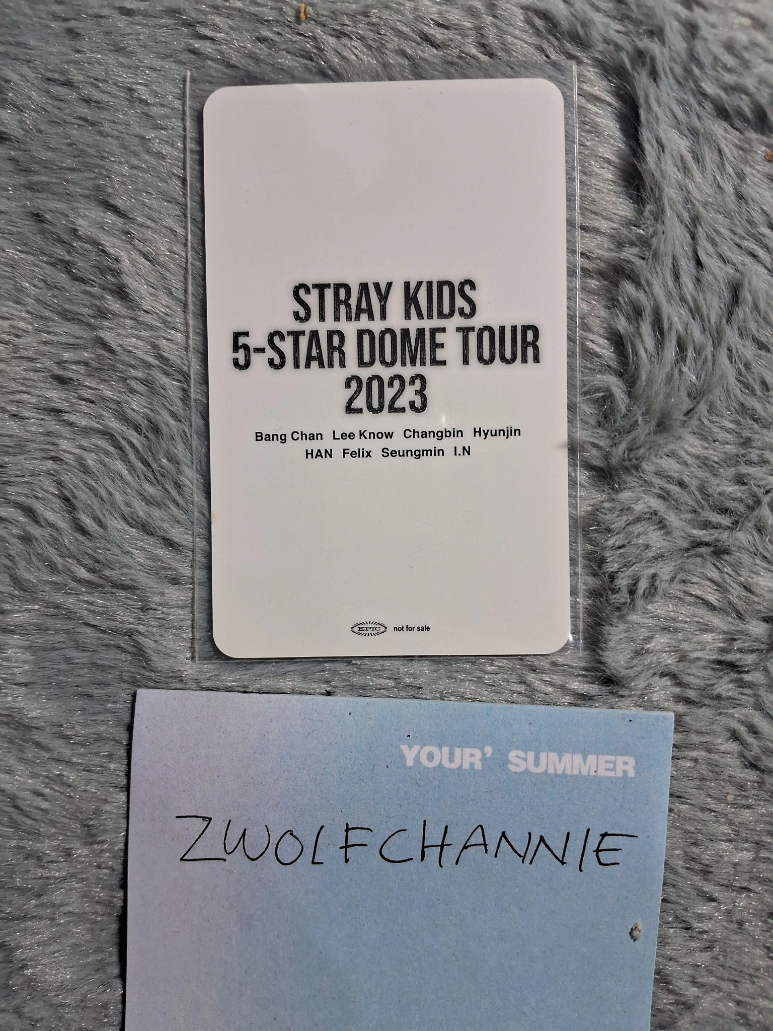 Stray Kids Bang Chan Stray Kids - Bang Chan - 5-Star Dome Tour 2023 Event osaka day 1 purchase benefit venue-limited social path listing photo 2