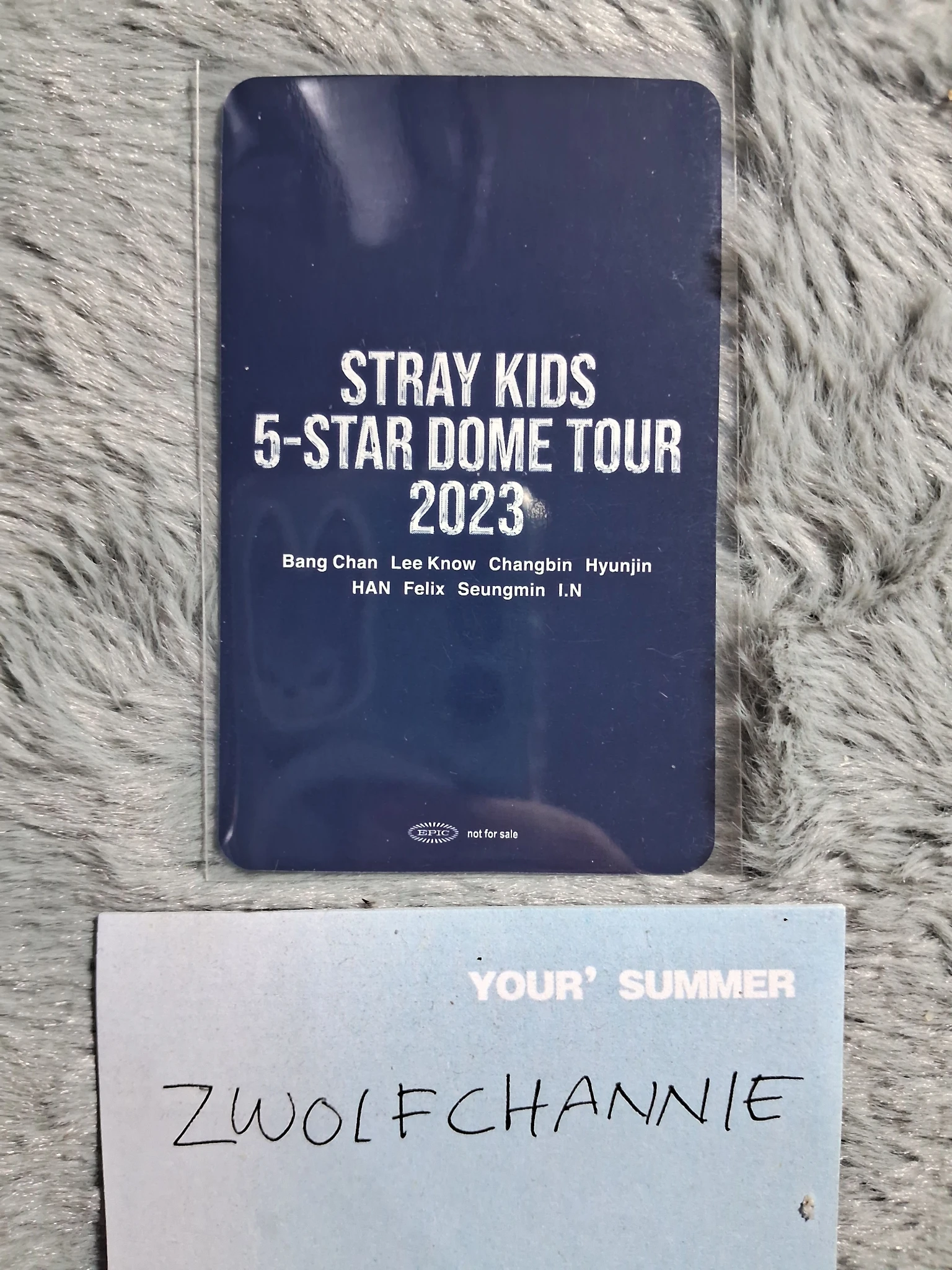 Stray Kids Bang Chan Stray Kids - Bang Chan - 5-Star Dome Tour 2023 Event osaka day 2 purchase benefit venue-limited social path listing photo 2