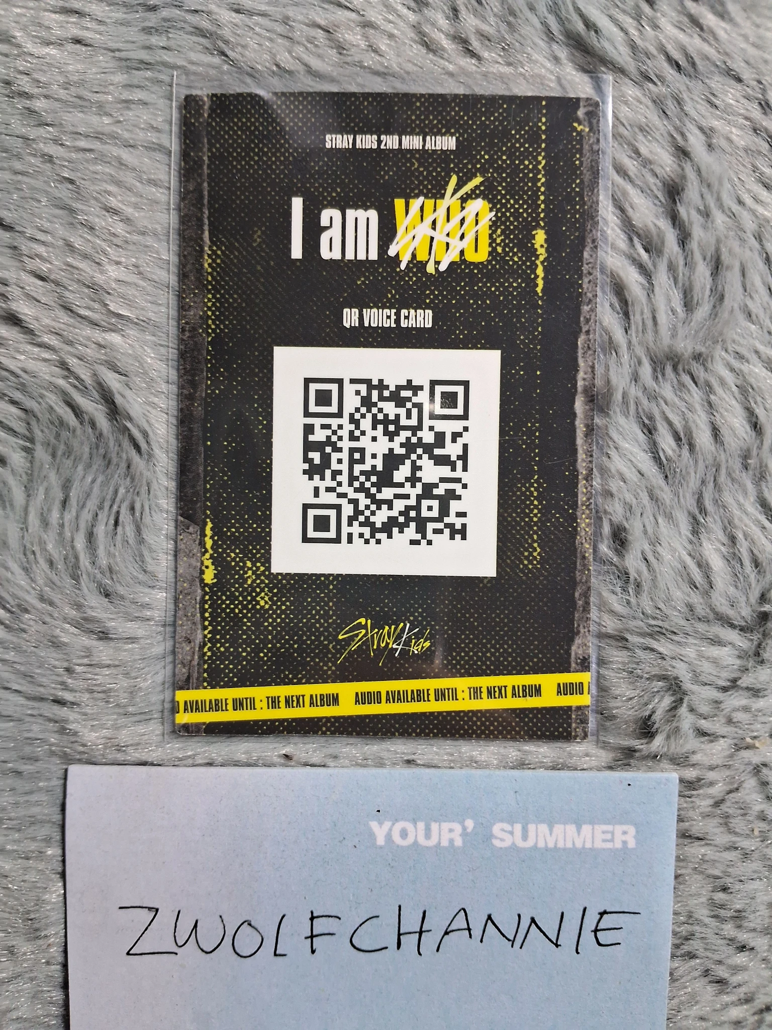 Stray Kids Bang Chan Stray Kids - Bang Chan - I am WHO? Album album photocard B version 'selfie' version bad image - replace listing photo 2