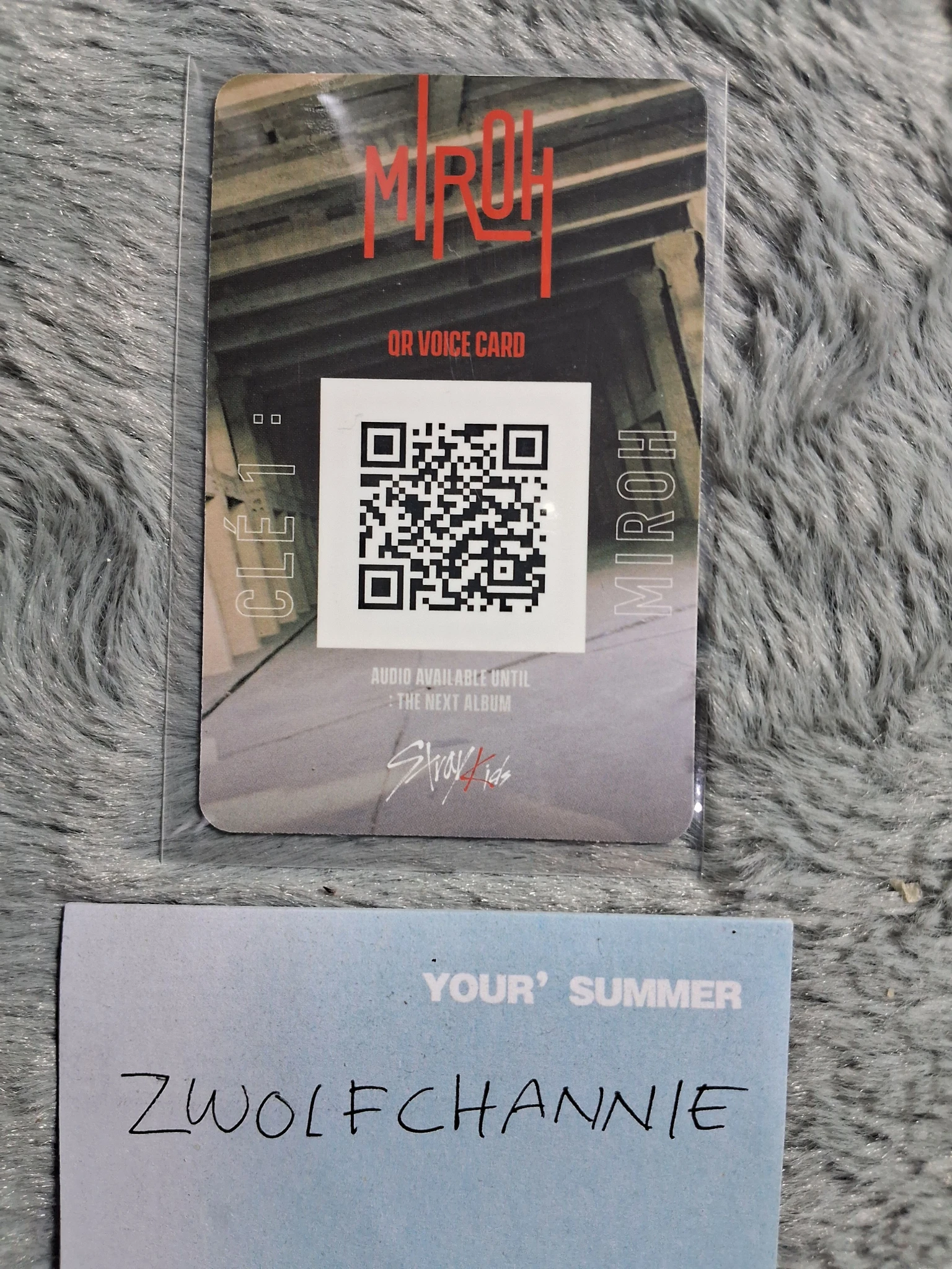 Stray Kids Bang Chan Stray Kids - Bang Chan - Clé 1: Miroh Album album photocard black border listing photo 2