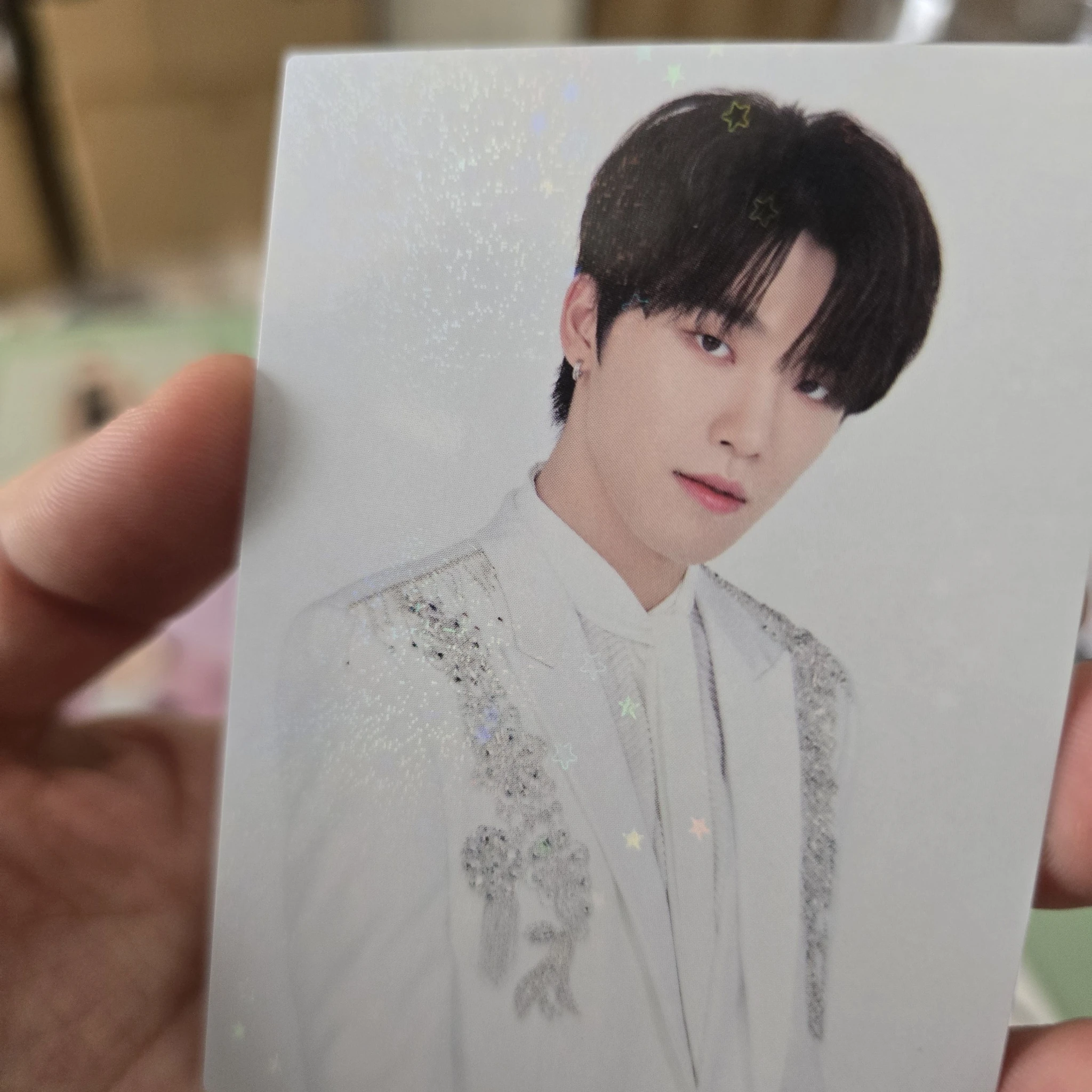 SEVENTEEN Dino SEVENTEEN - Dino - [2020 JAPAN] DOME TOUR Event trading card holographic (hologram) listing photo 2