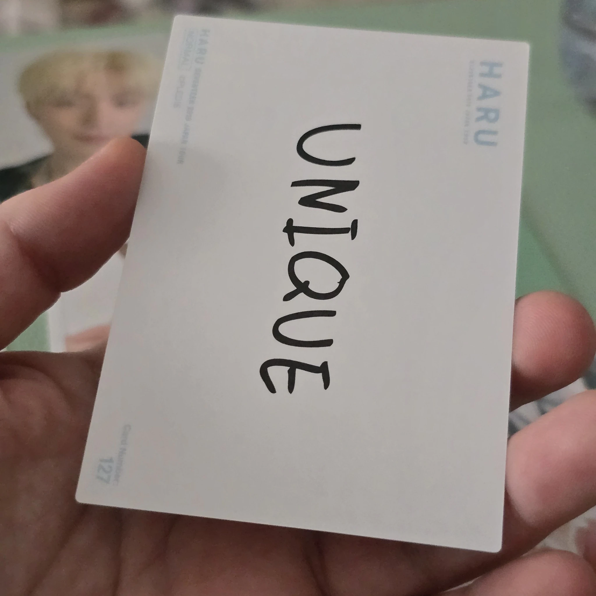 SEVENTEEN Dino SEVENTEEN - Dino - HARU TOUR Event trading card listing photo 2