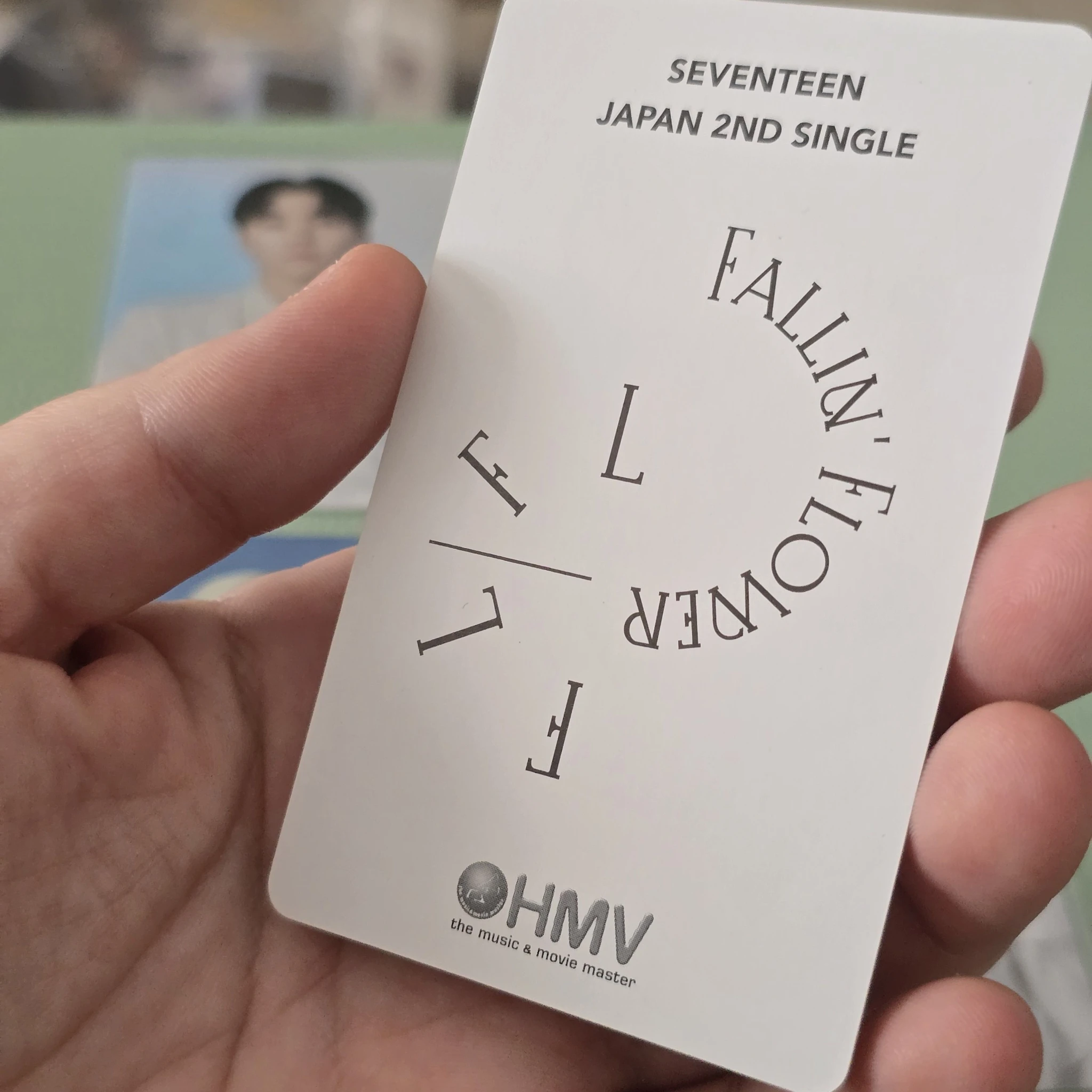 SEVENTEEN Seungkwan SEVENTEEN - Seungkwan - Falling Flower Album hmv pob (pre-order benefit) listing photo 2