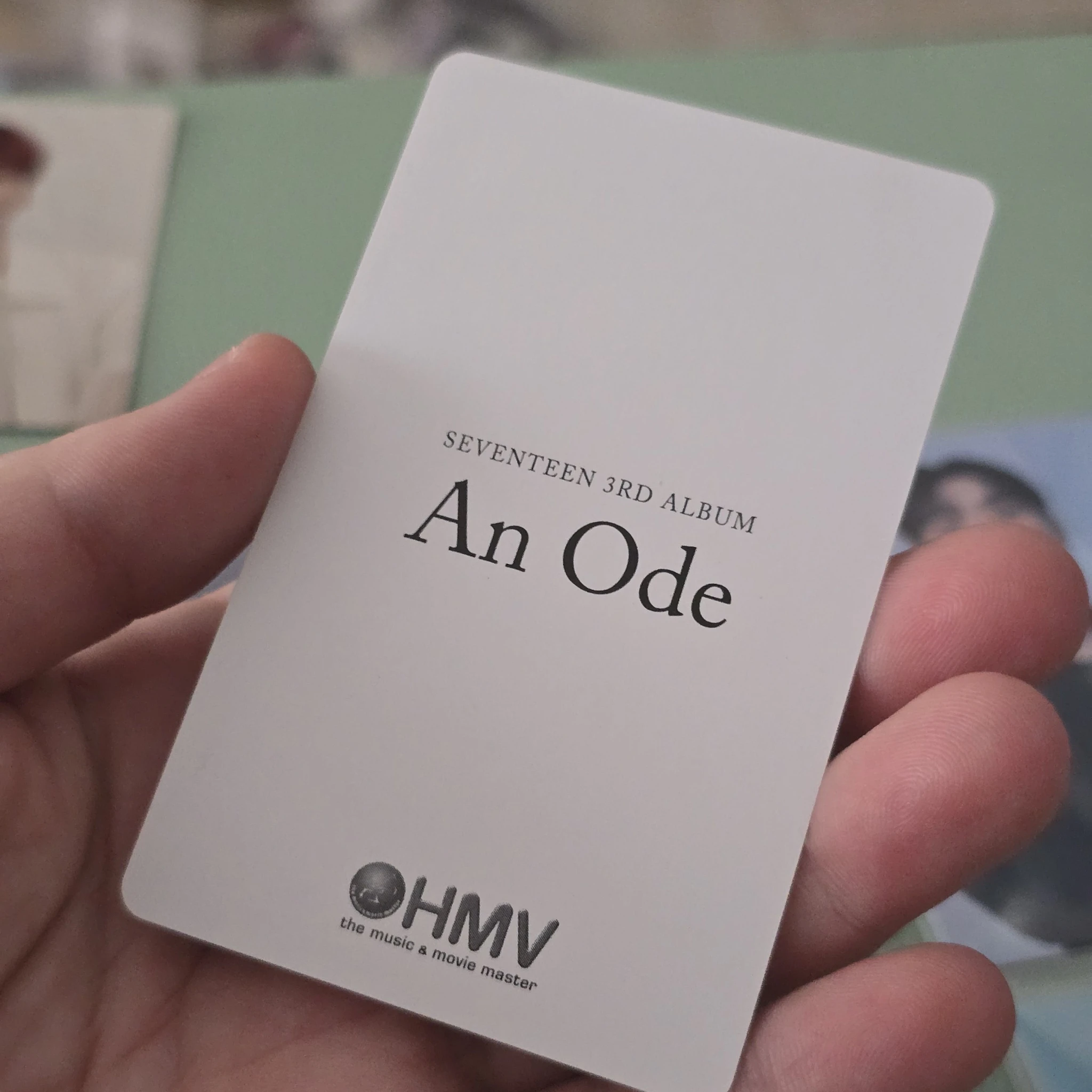 SEVENTEEN Seungkwan SEVENTEEN - Seungkwan - An Ode Album hmv purchase benefit listing photo 2