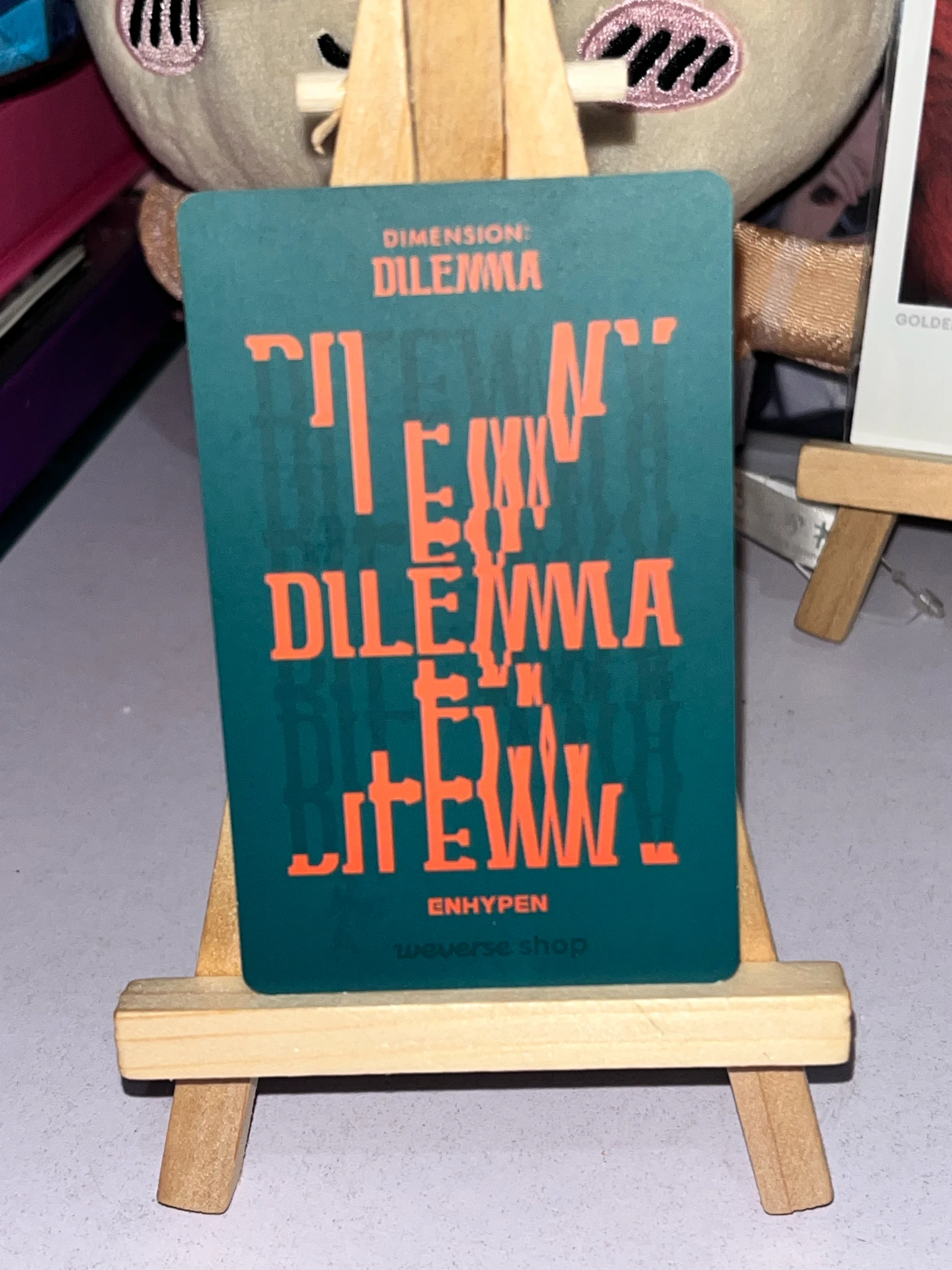 ENHYPEN Jungwon ENHYPEN - Jungwon - DIMENSION: DILEMMA Album pob (pre-order benefit) weverse global shop (wvg) listing photo 2