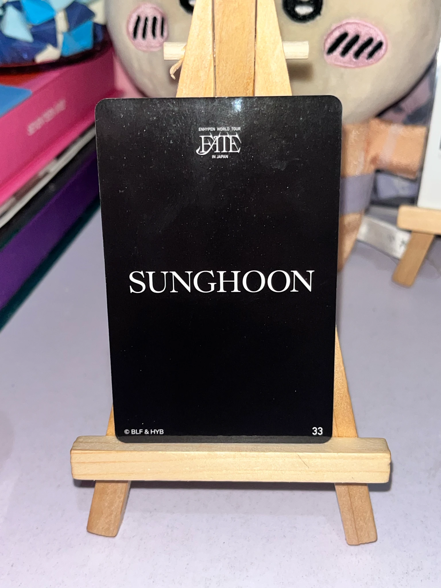 ENHYPEN Sunghoon ENHYPEN - Sunghoon - World Tour 'Fate' Event japan trading card merch photocard listing photo 2
