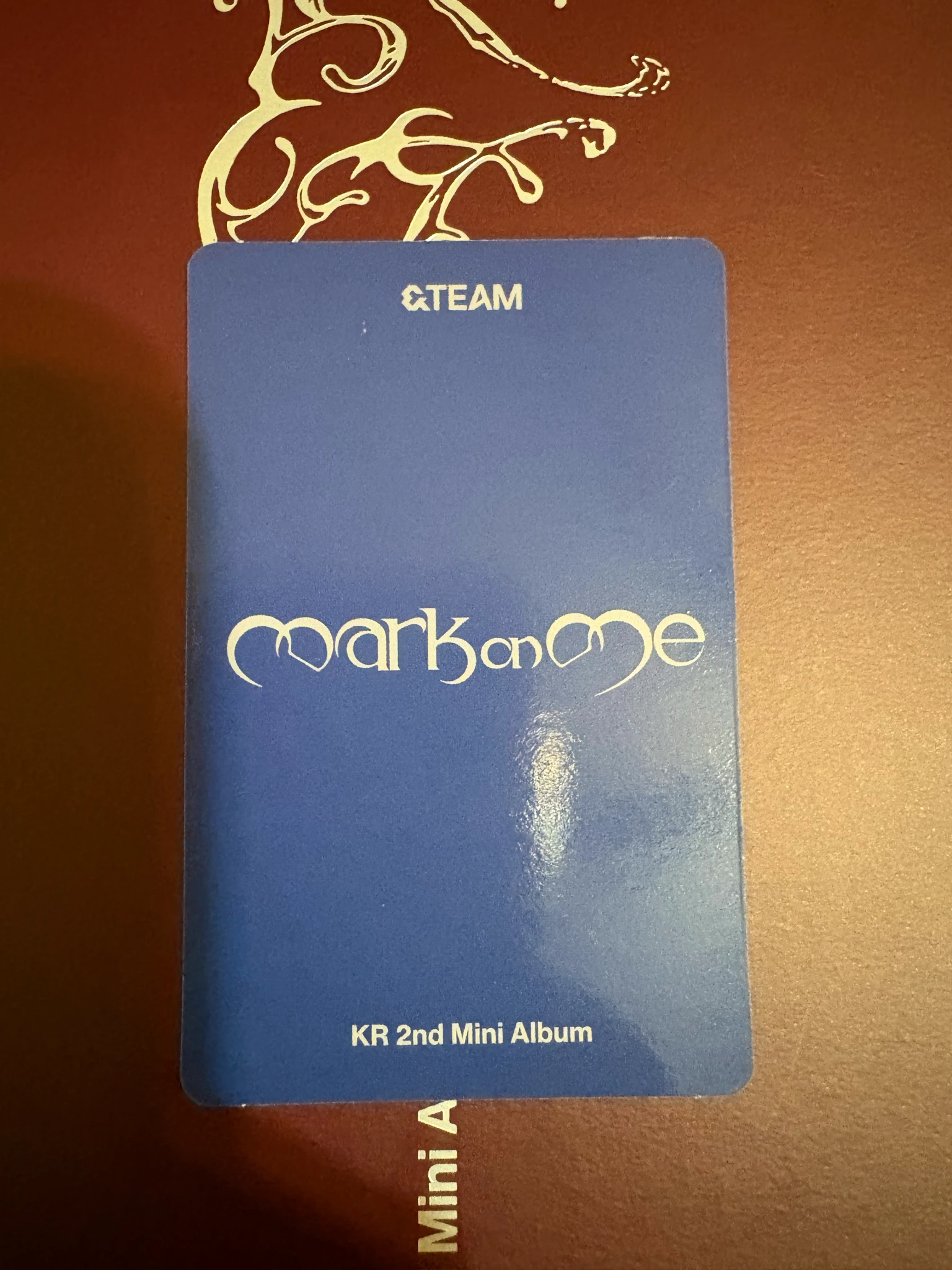 &TEAM Taki &TEAM - Taki - Mark on Me Album target standard version listing photo 2