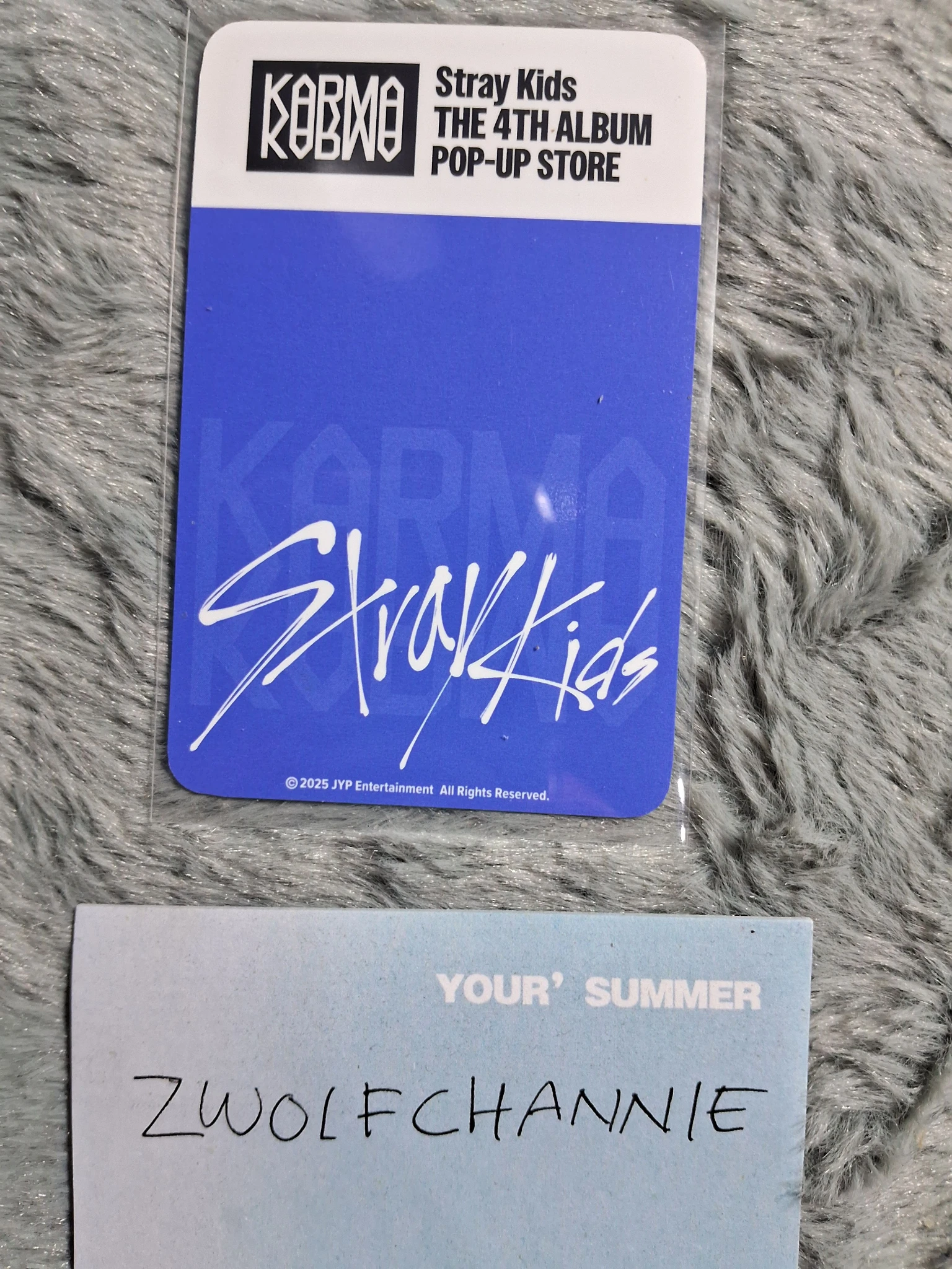 Stray Kids Stray Kids - Changbin & Lee Know - KARMA Pop-Up Store Event soundwave lucky draw round 2 pop-up store listing photo 2