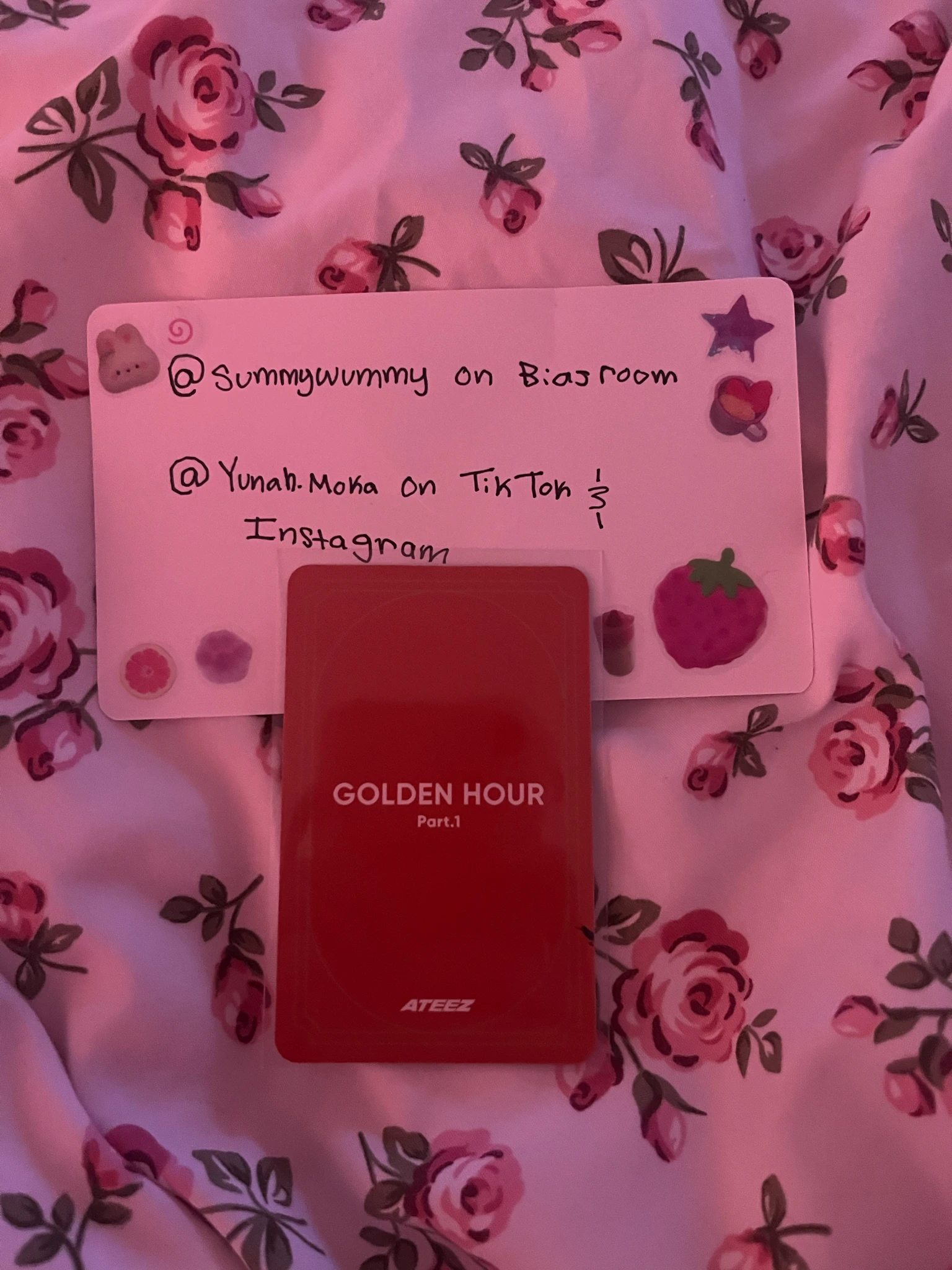 ATEEZ Wooyoung ATEEZ - Wooyoung - Golden Hour : Part.1 Album album photocard image card listing photo 2