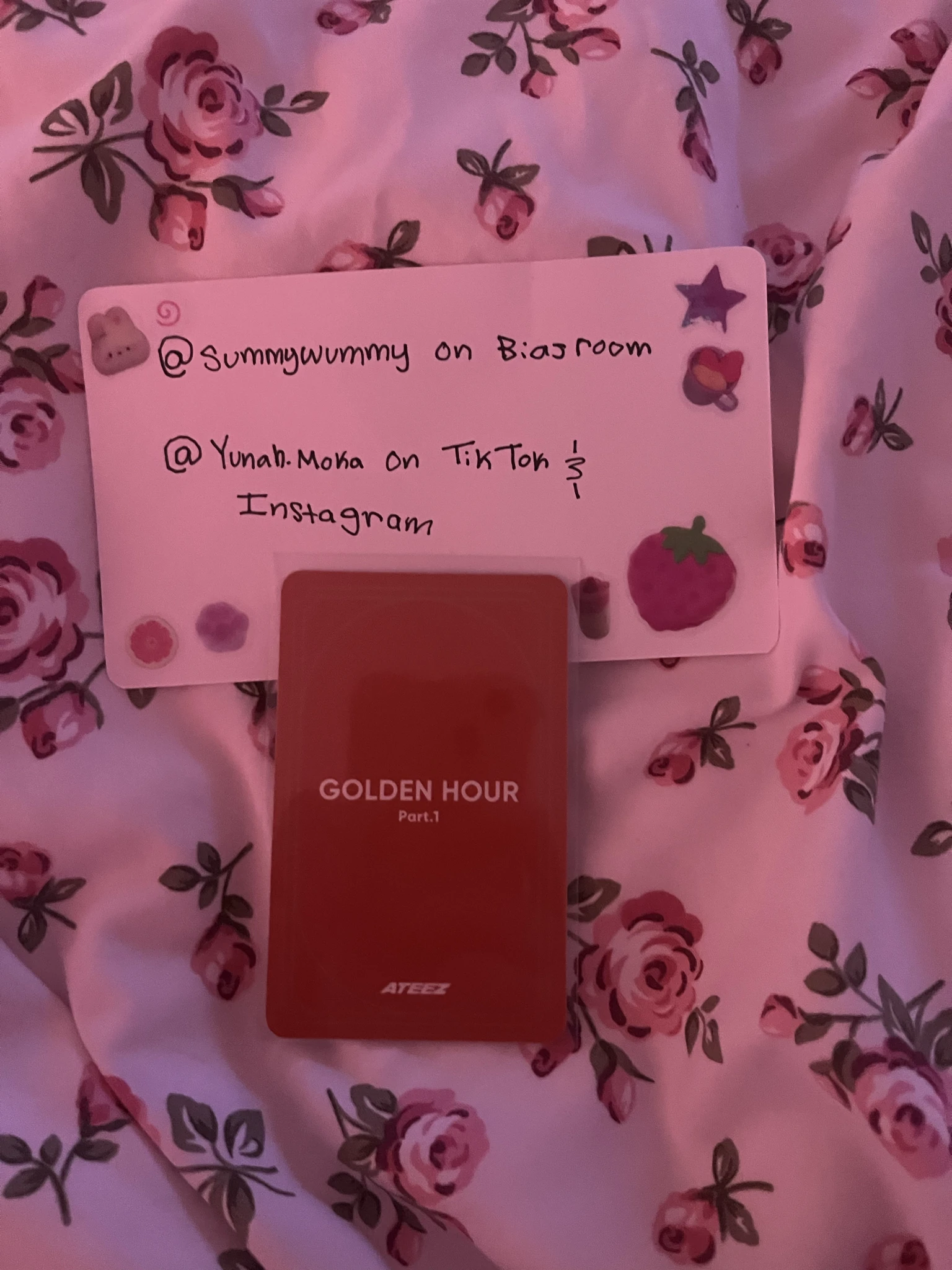 ATEEZ Yunho ATEEZ - Yunho - Golden Hour : Part.1 Album album photocard image card listing photo 2