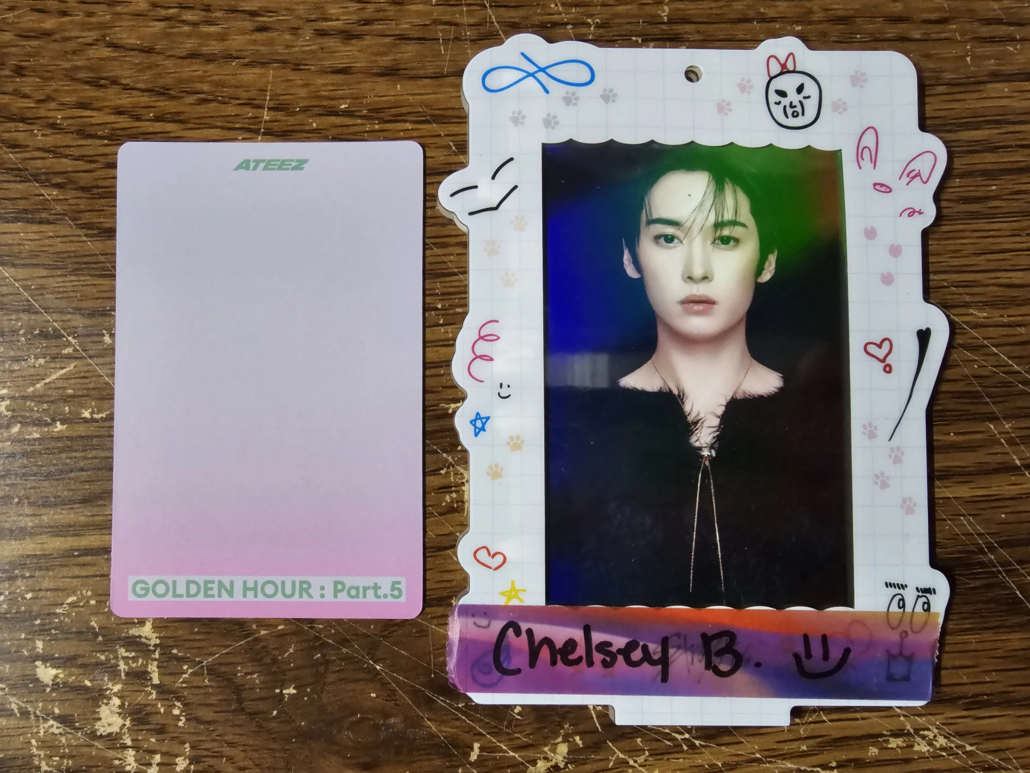 ATEEZ Seonghwa ATEEZ - Seonghwa - GOLDEN HOUR : Part.5 Album pob (pre-order benefit) toktoq listing photo 2