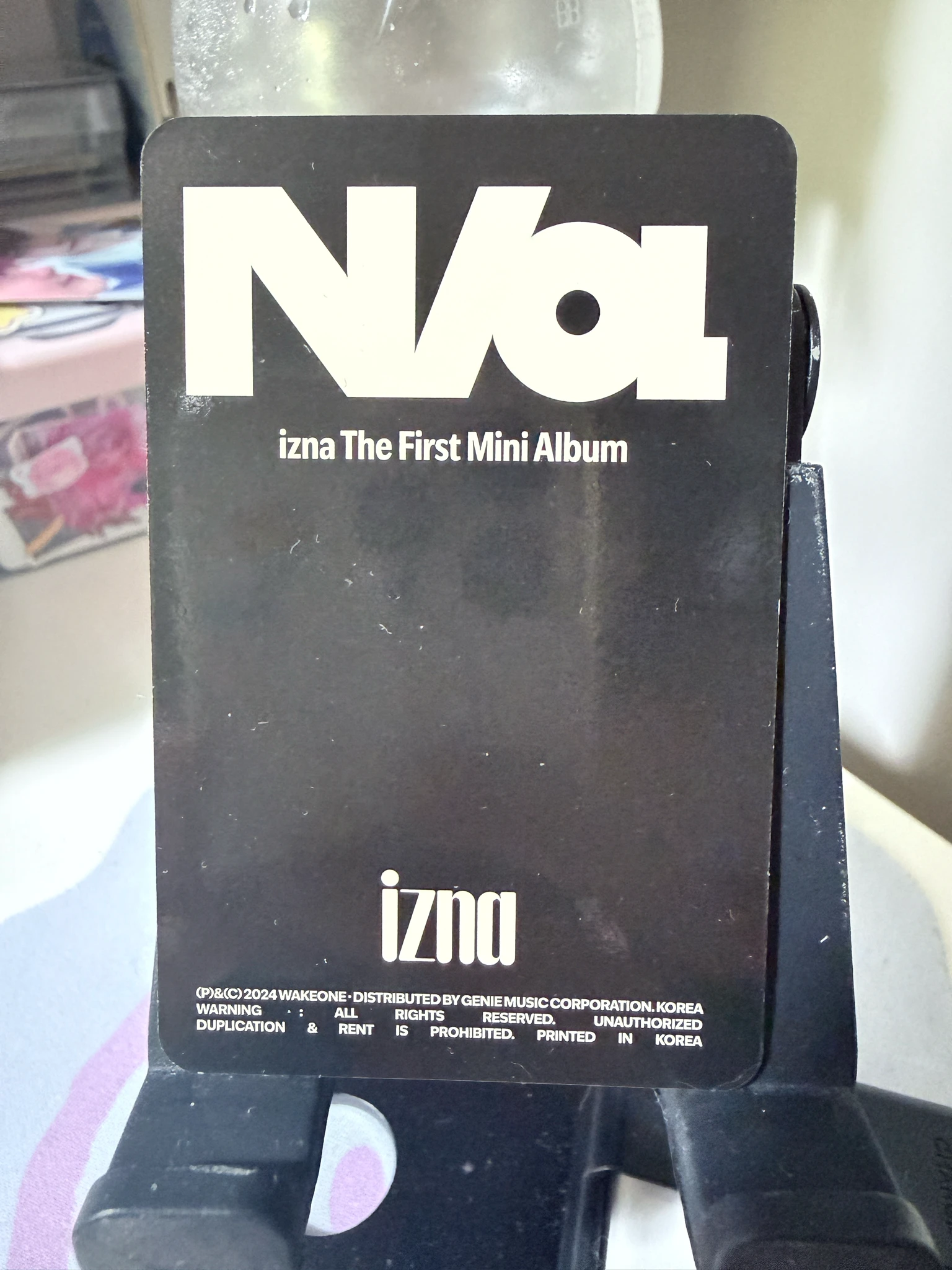izna izna - N/a Album iz ver KOKO BANG JEEMIN unit album photocard listing photo 2
