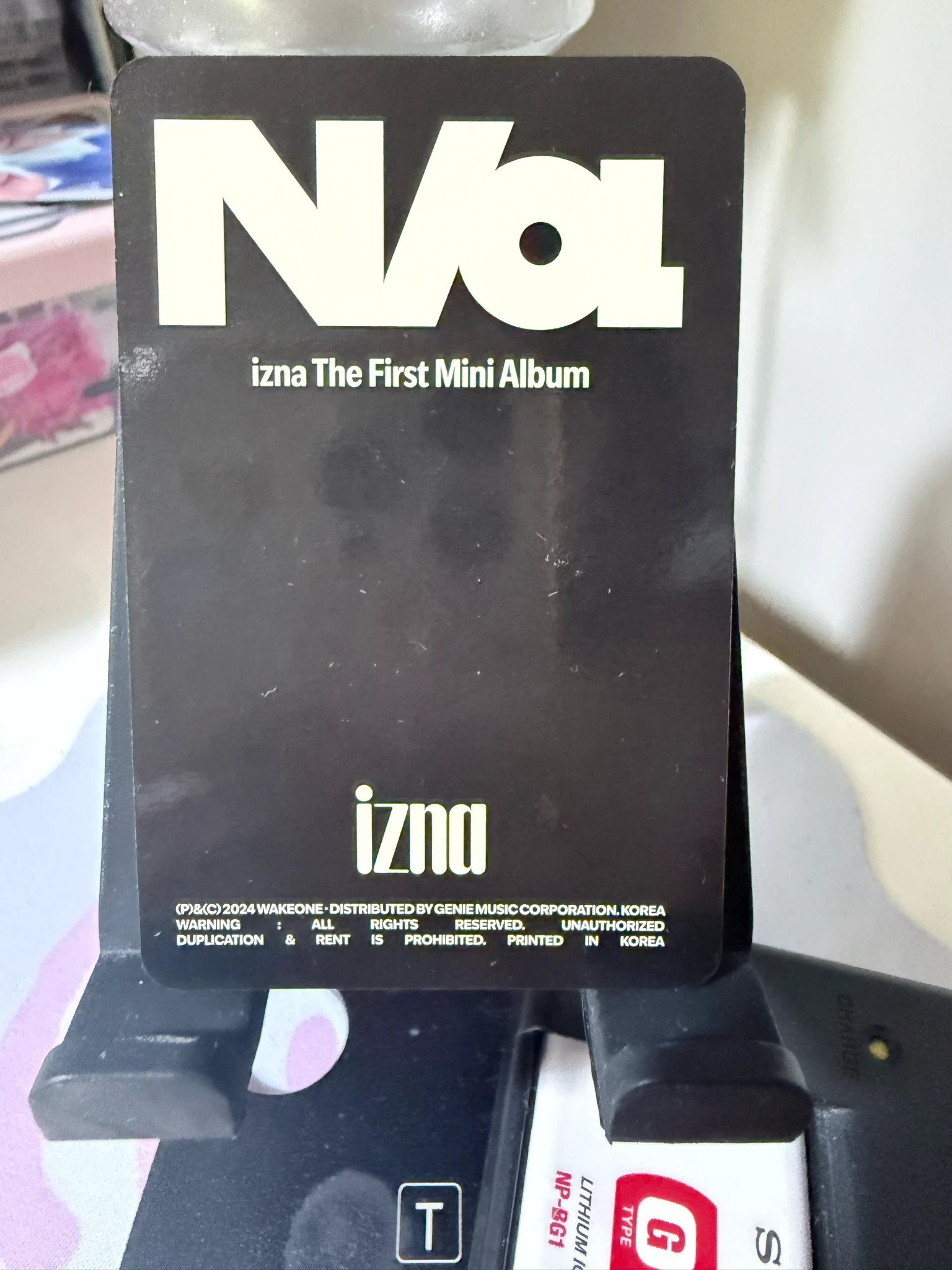 izna izna - N/a Album iz ver unit MAI CHOI JUNGEUN album photocard listing photo 2