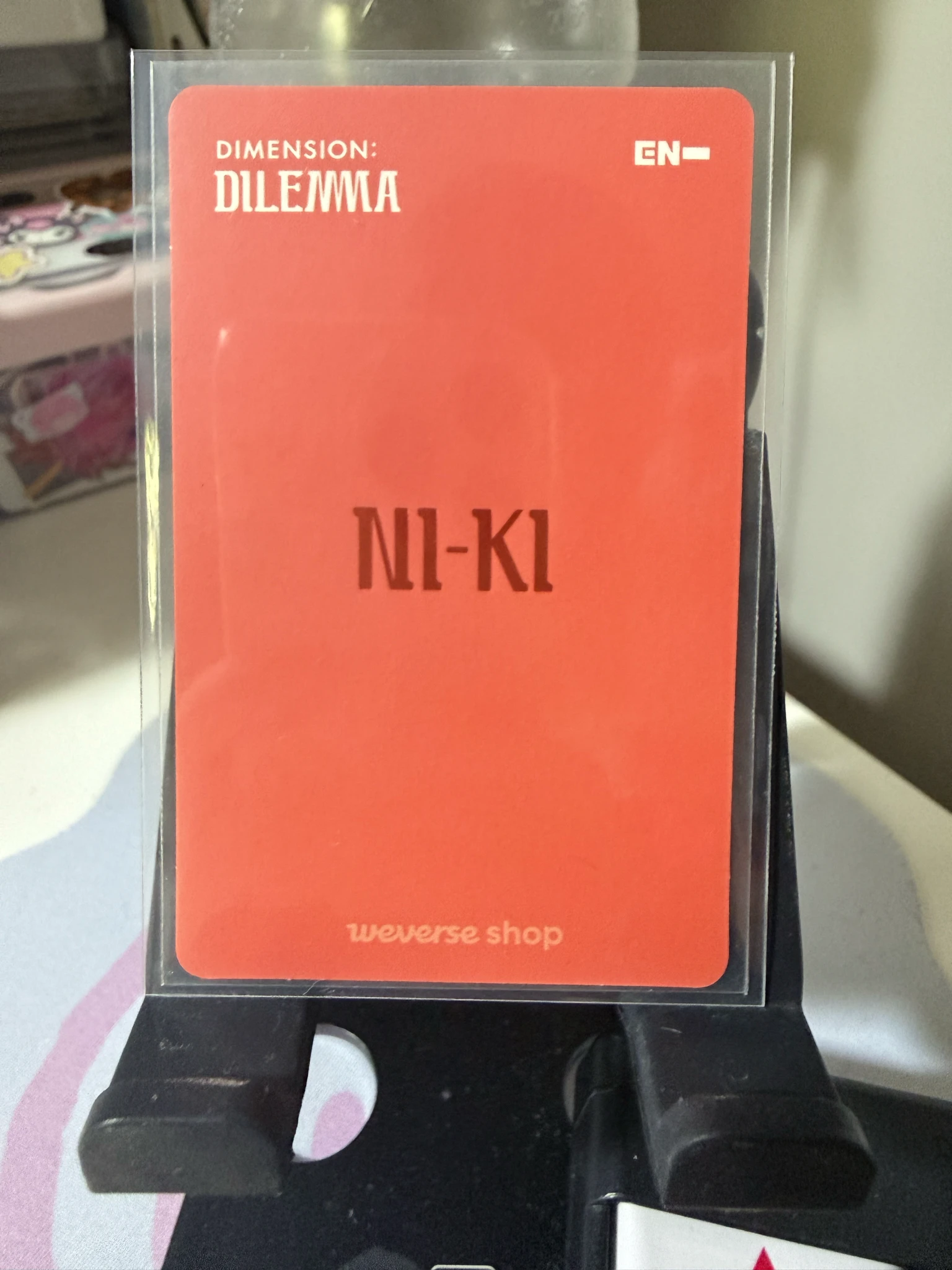 ENHYPEN Ni-ki ENHYPEN - DIMENSION: DILEMMA Album weverse global round 2 special event listing photo 2