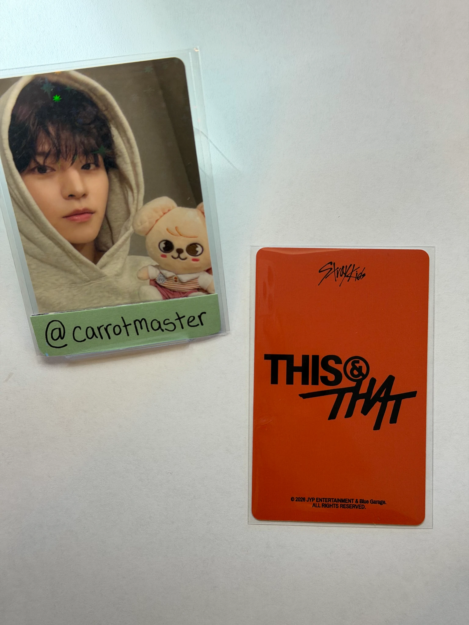 Stray Kids Changbin Stray Kids - Changbin - This & That Album pob (pre-order benefit) jyp/fans shop listing photo 2
