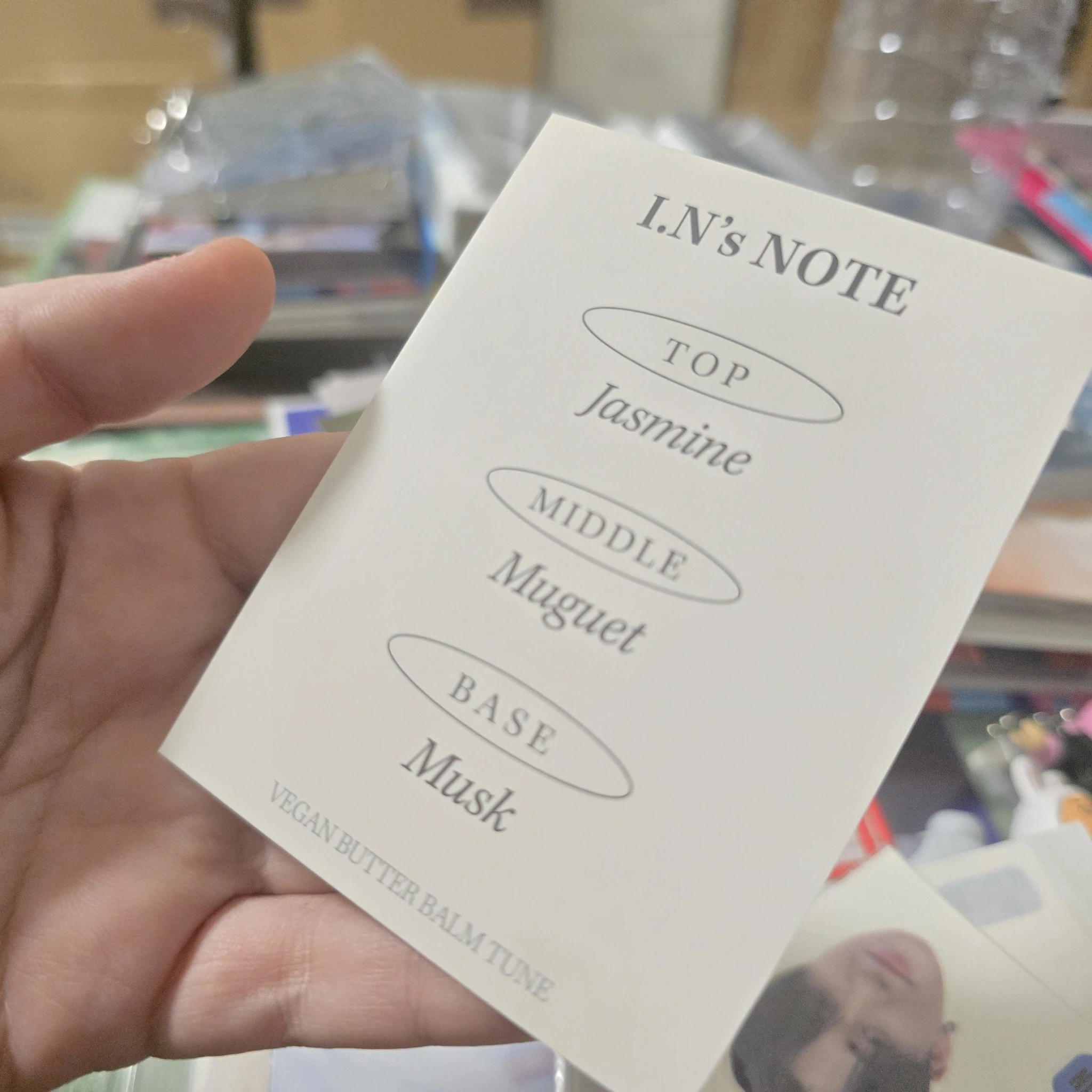Stray Kids I.N Stray Kids - I.N - NACIFIC x Stray Kids Other nacific brand collaboration round 21 supplemental mini postcard listing photo 2