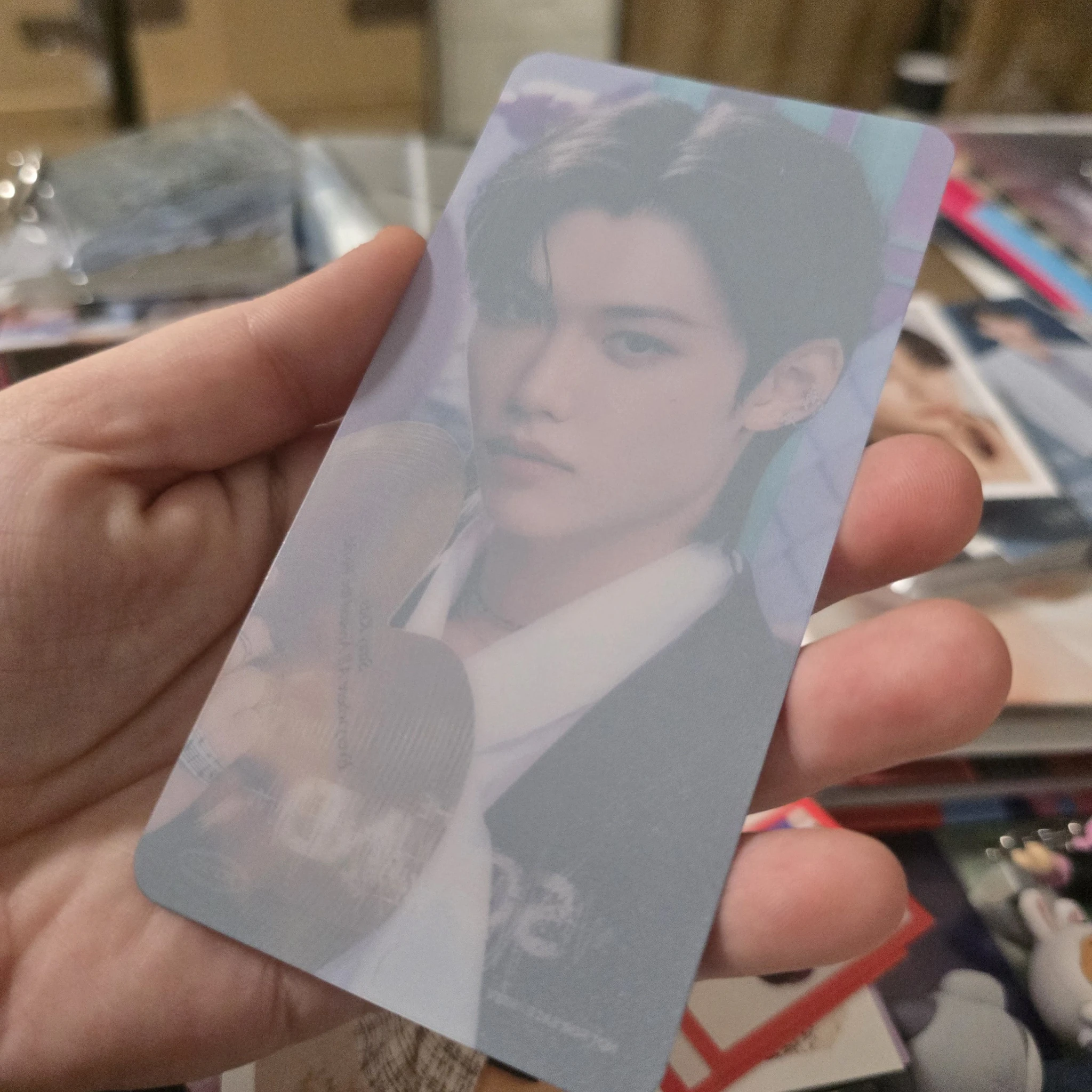 Stray Kids Felix Stray Kids - Felix - The Sound Album bookmark pob (pre-order benefit) hmv supplemental FPO translucent listing photo 2