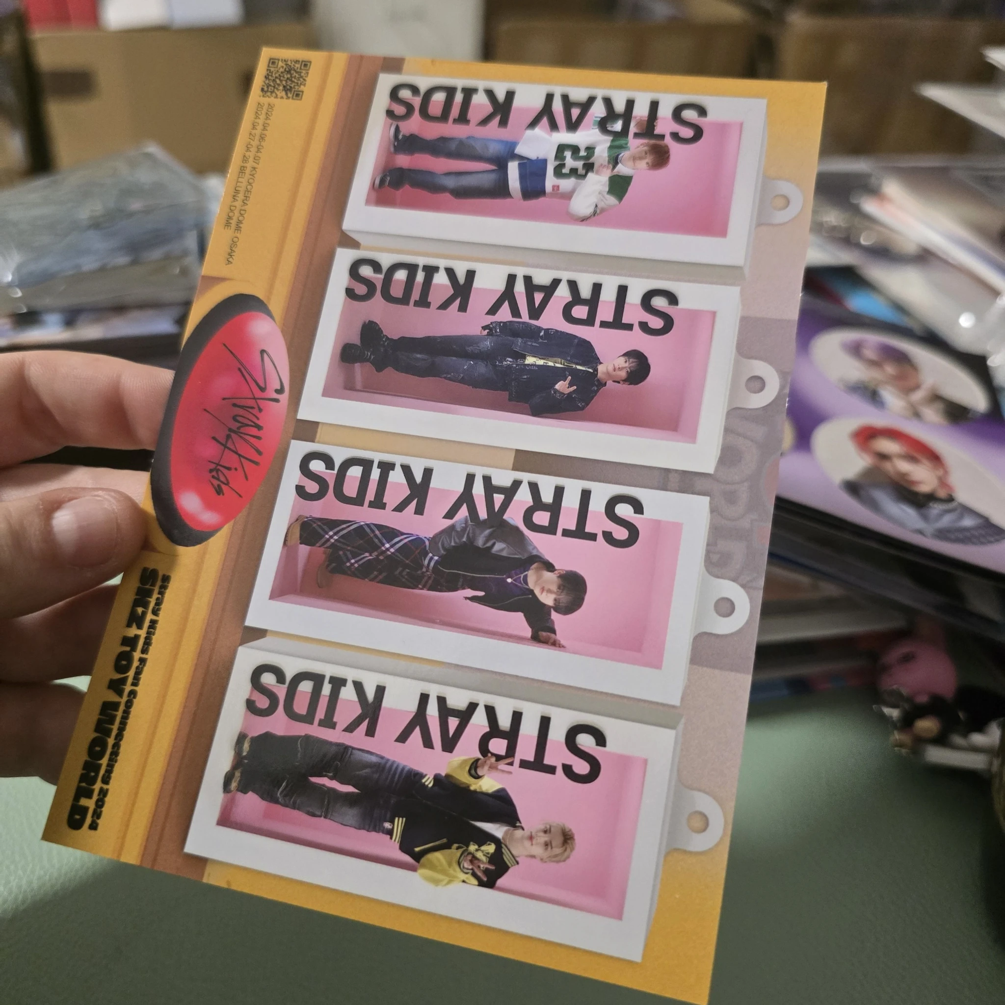 Stray Kids Stray Kids - SKZ Toy World-Fan Connecting 2024 Event merch inclusion trading card listing photo 2