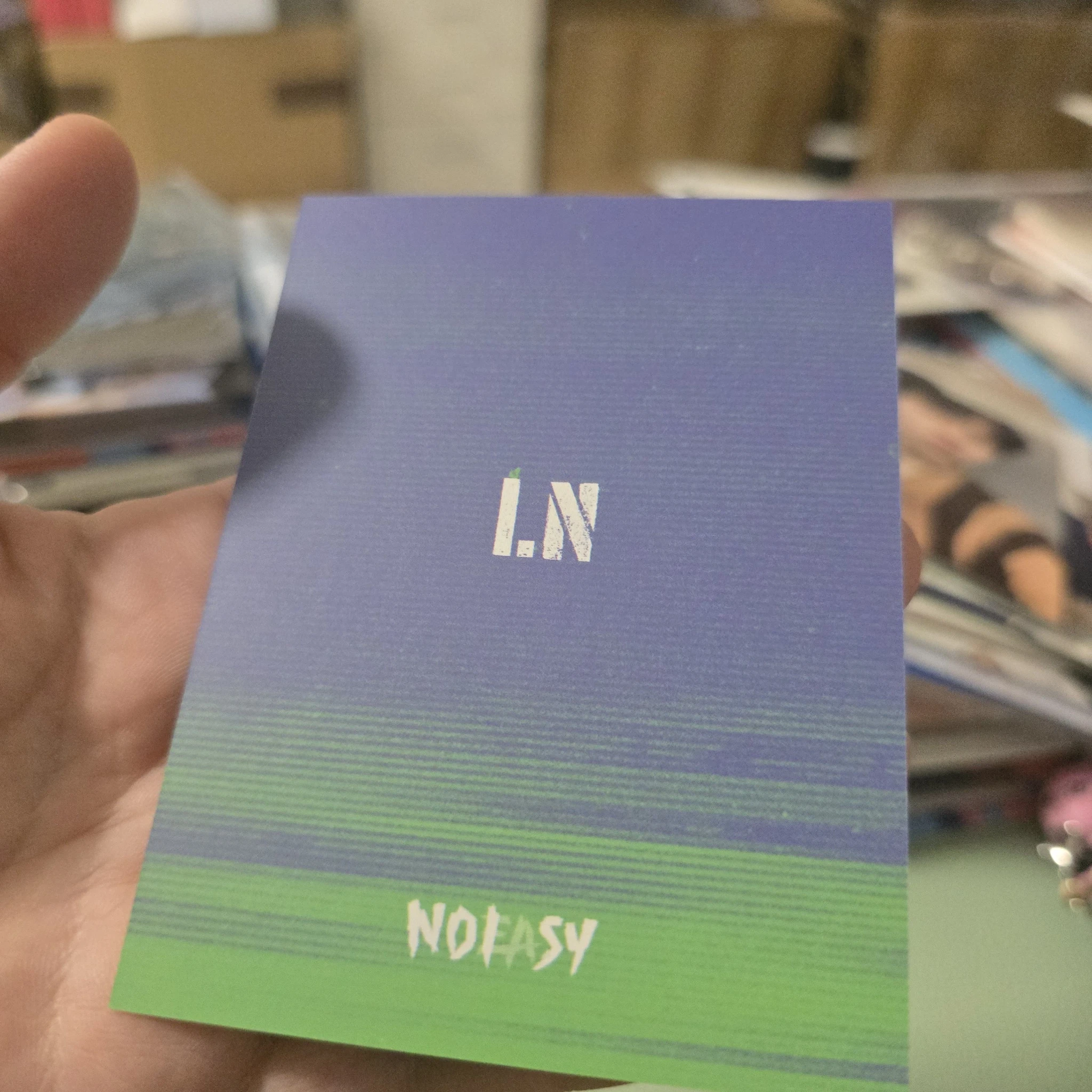 Stray Kids I.N Stray Kids - I.N - NoEasy Album mini poster pob (pre-order benefit) listing photo 2