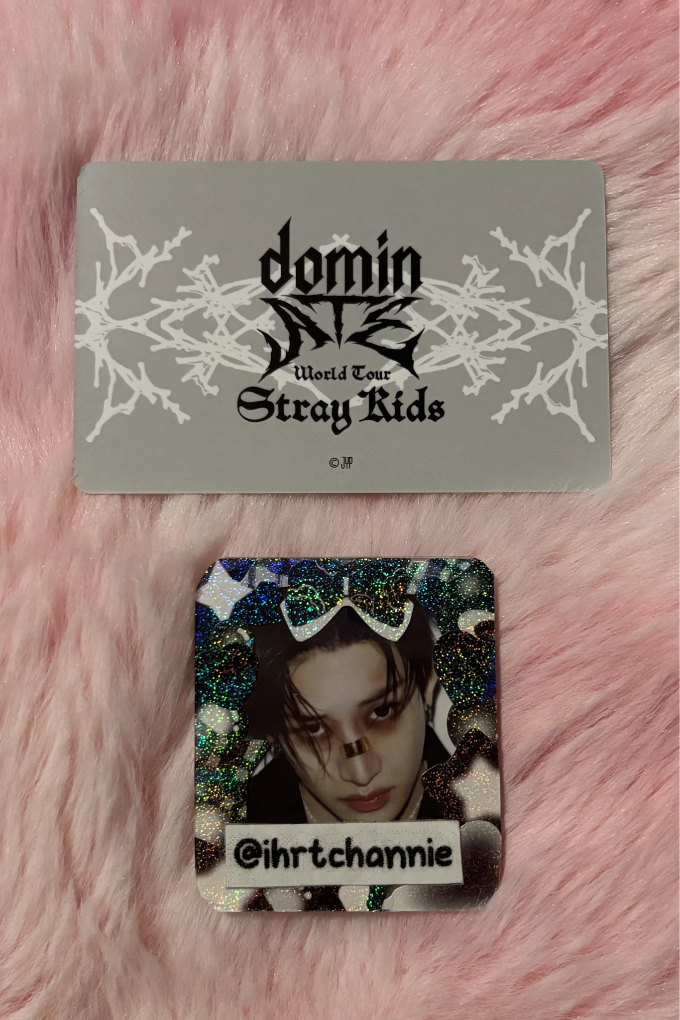 Stray Kids Bang Chan Stray Kids - Bang Chan - DominATE World Tour Event fortune card japan listing photo 2