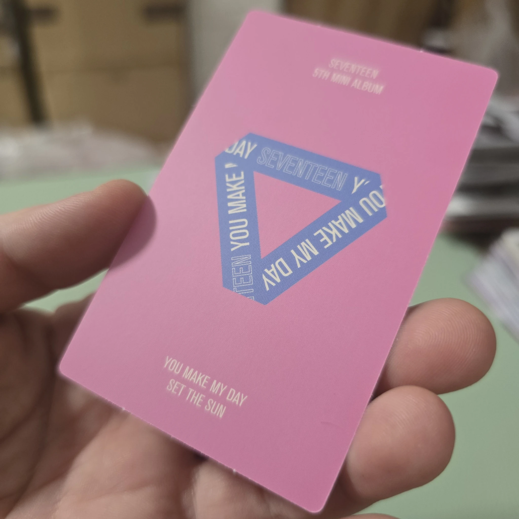 SEVENTEEN Seungkwan SEVENTEEN - Seungkwan - You Make My Day Album album photocard listing photo 2