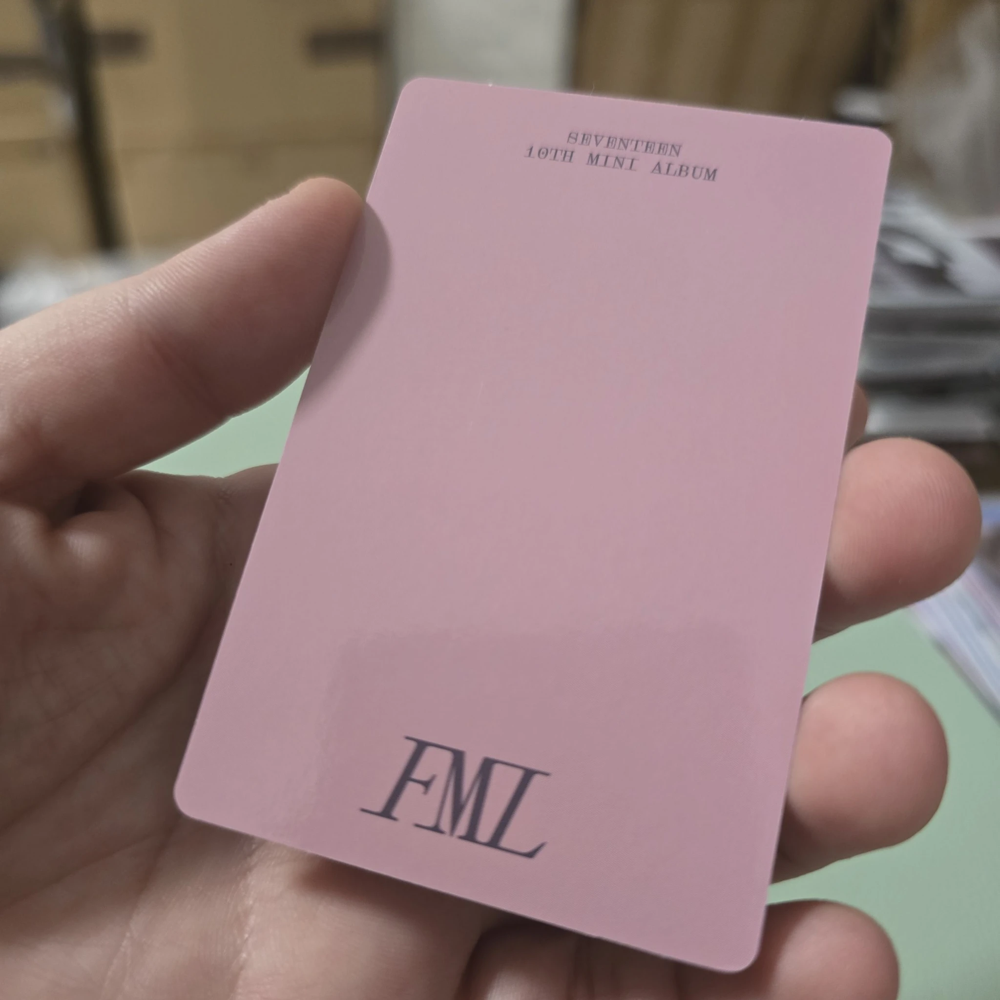 SEVENTEEN Joshua SEVENTEEN - Joshua - FML Album faded mono life listing photo 2