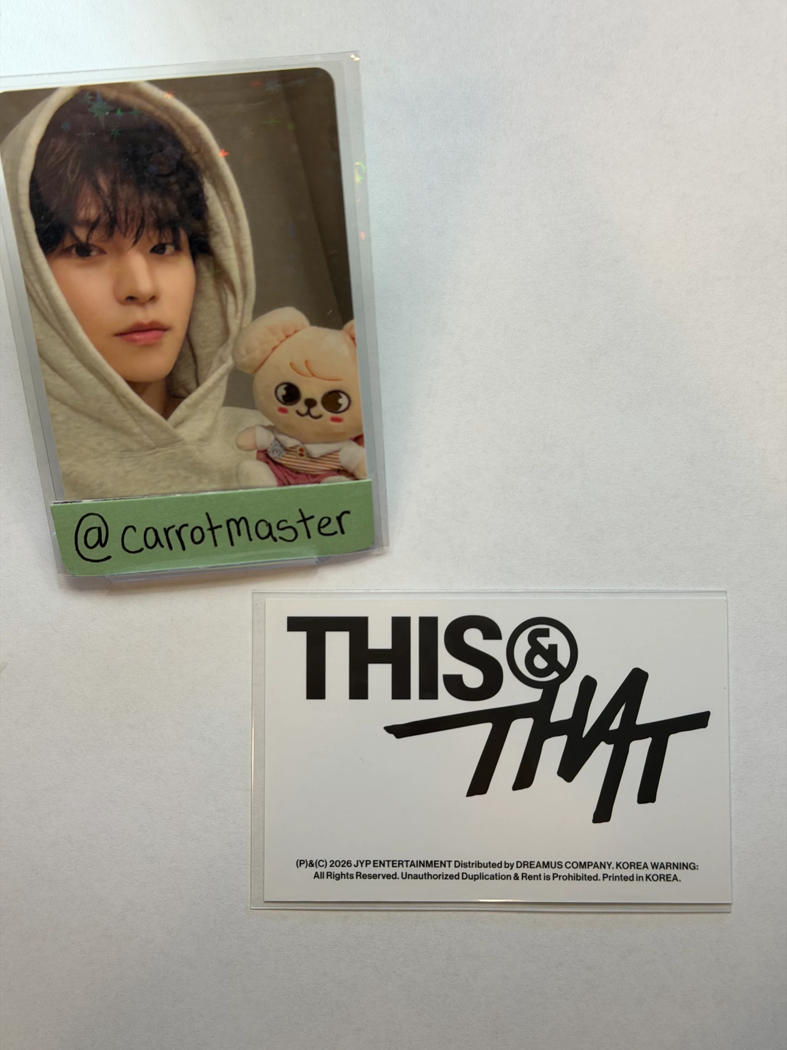 Stray Kids Lee Know Stray Kids - Lee Know - This & That Album album photocard id card this version listing photo 2