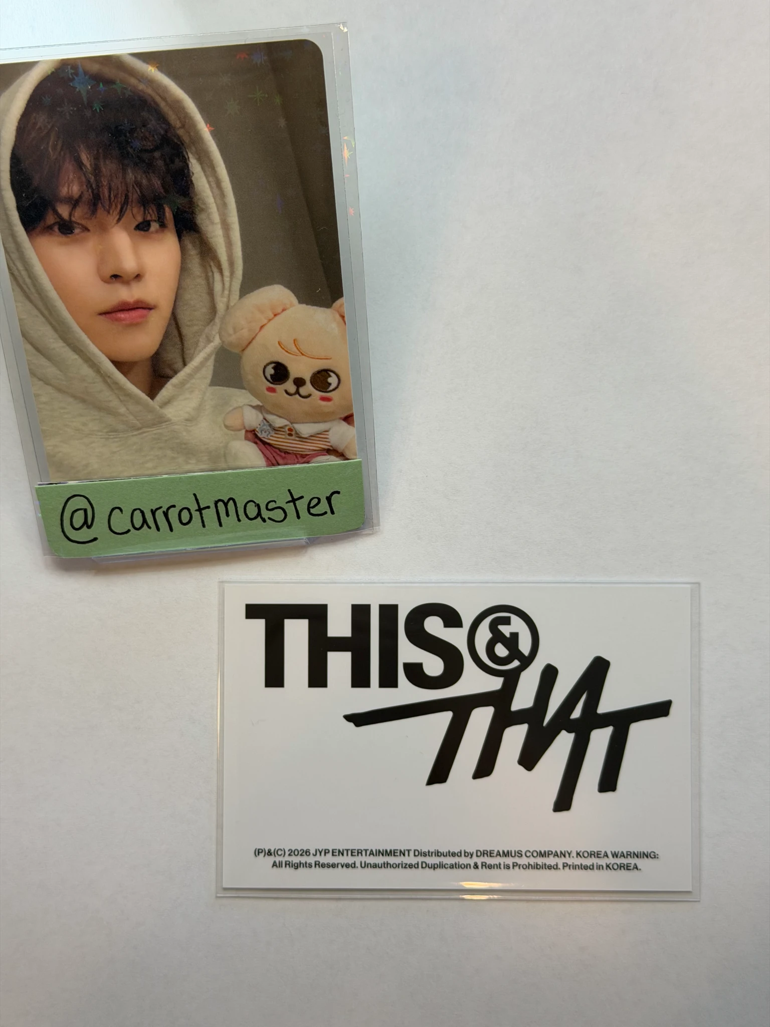 Stray Kids Changbin Stray Kids - Changbin - This & That Album this version id card album photocard listing photo 2