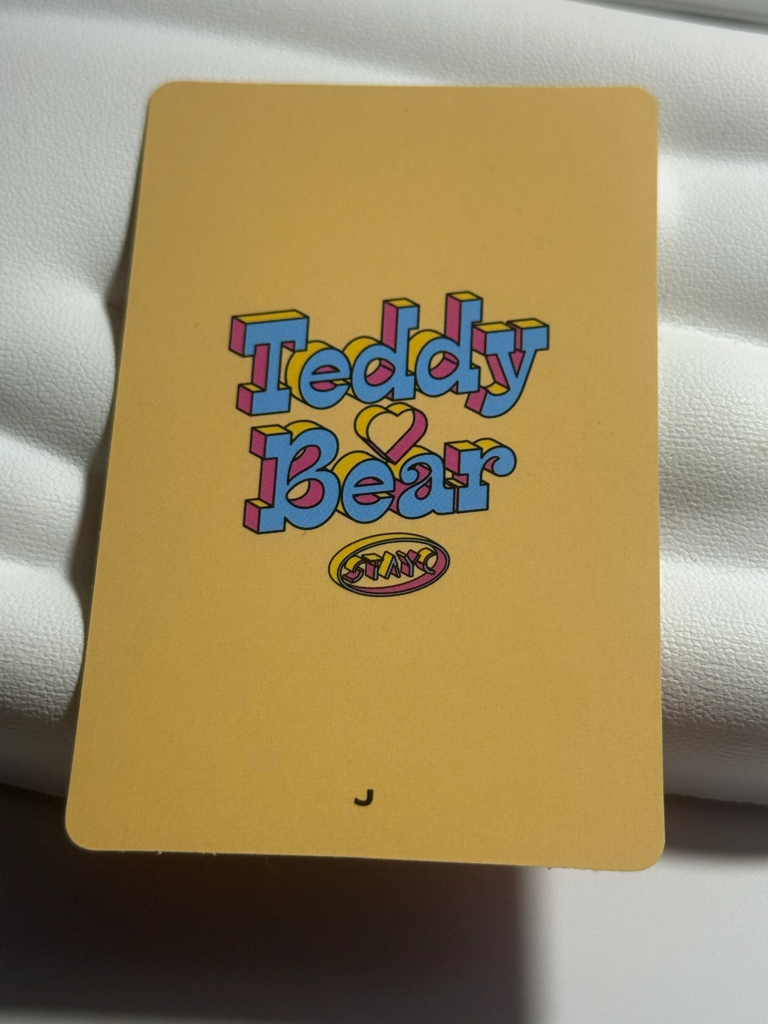 STAYC J STAYC - J - Teddy Bear Album album photocard listing photo 2