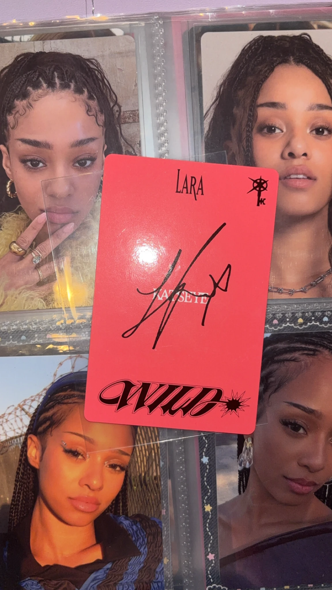 KATSEYE Lara KATSEYE - Lara - WILD Album wild heart version artist shop (d2c) listing photo 2