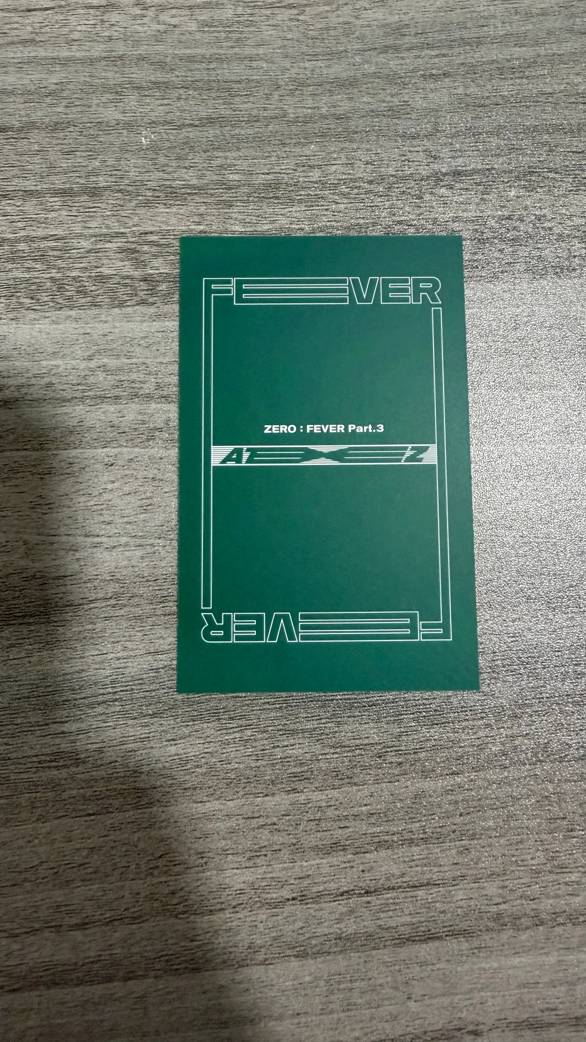 ATEEZ Mingi ATEEZ - Mingi - ZERO : FEVER Part.3 Album platform version A version image card listing photo 2
