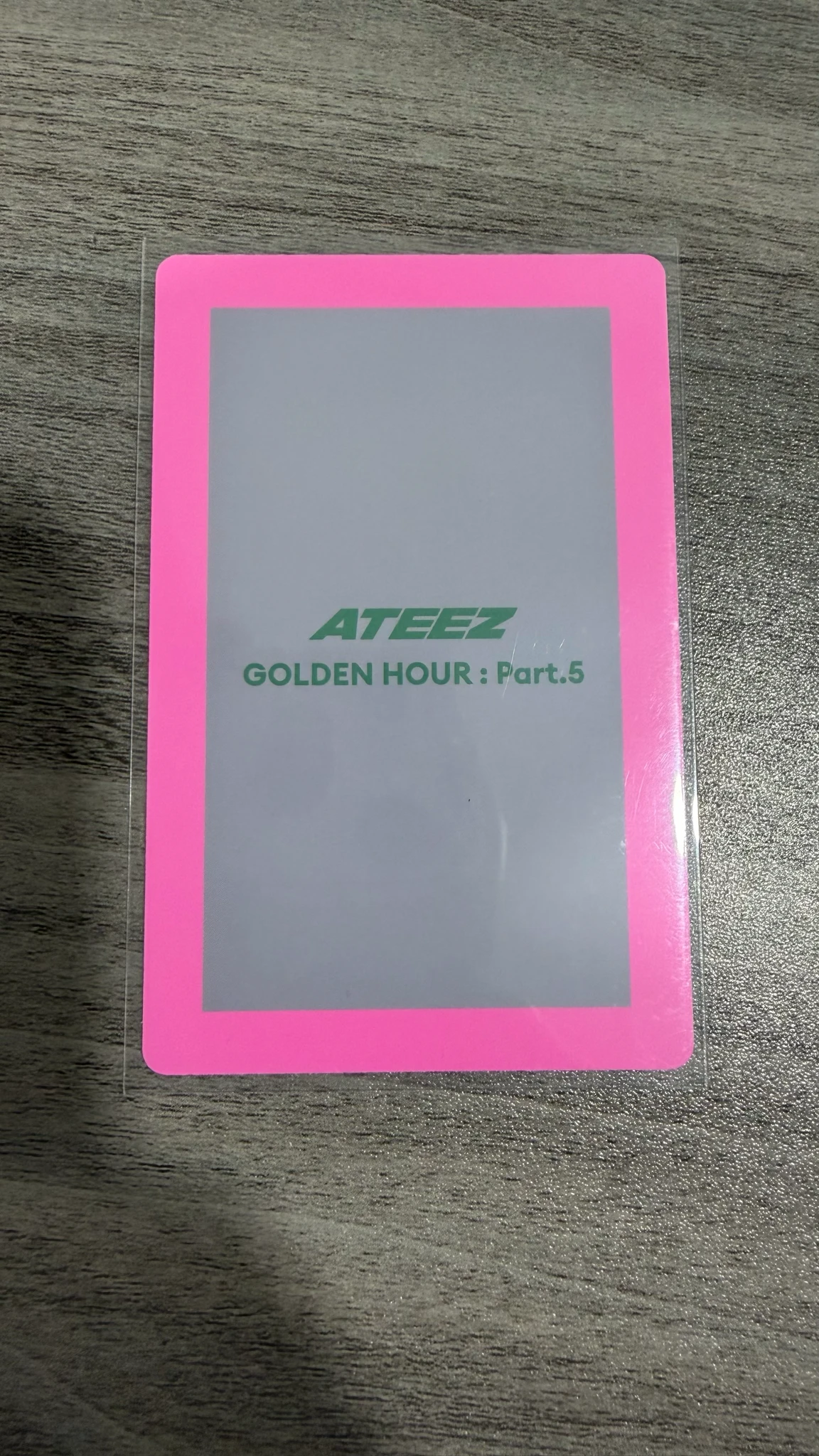 ATEEZ Mingi ATEEZ - Mingi - GOLDEN HOUR : Part.5 Album album photocard A version version 2 listing photo 2