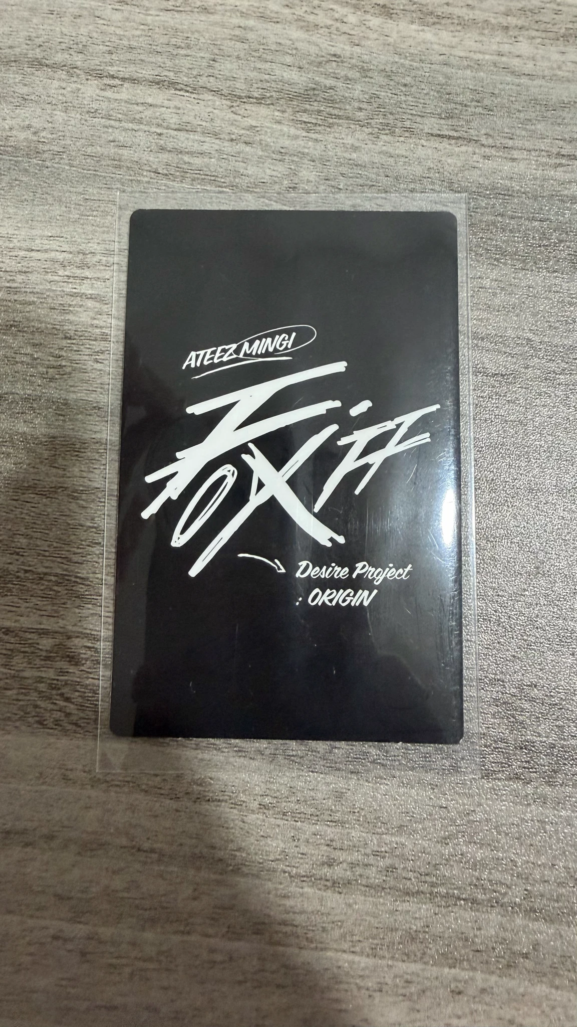 ATEEZ Mingi ATEEZ - Mingi - Mingi - FIX OFF Desire Project : ORIGIN Album pob (pre-order benefit) kq shop listing photo 2