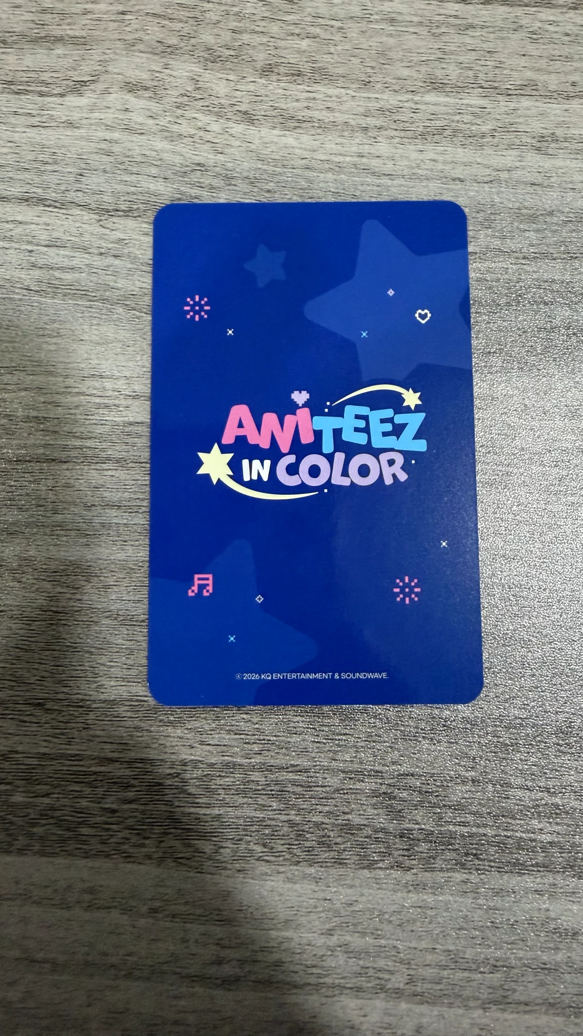 ATEEZ Mingi ATEEZ - Mingi - ANITEEZ IN COLOR Other version 5 trading card listing photo 2