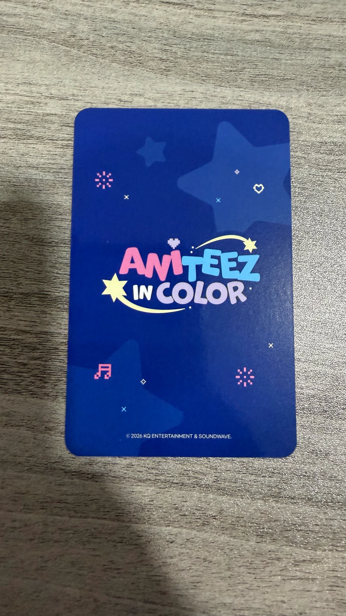 ATEEZ Jongho ATEEZ - Jongho - ANITEEZ IN COLOR Other trading card listing photo 2