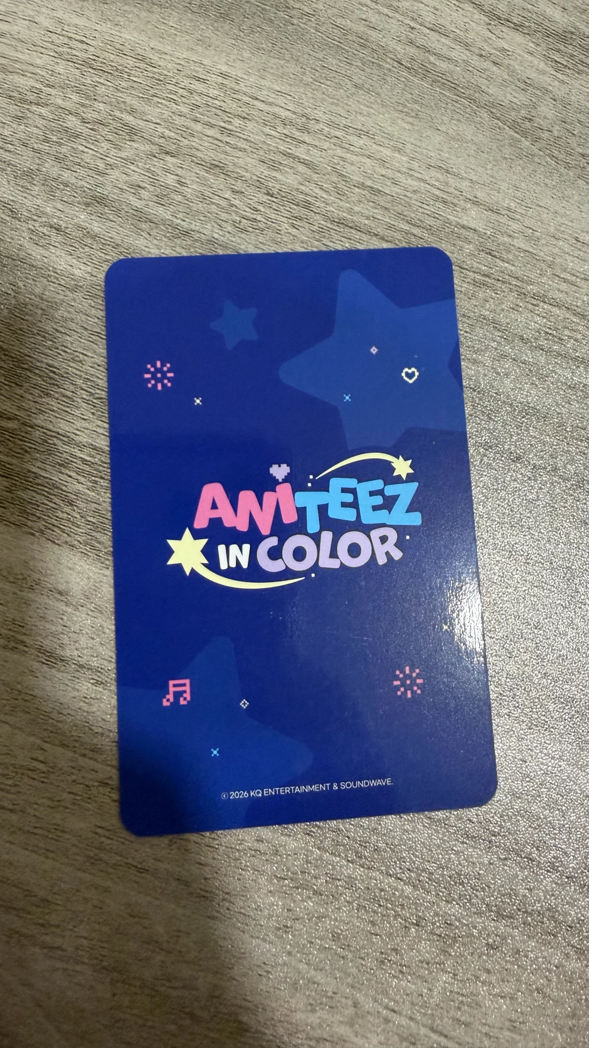 ATEEZ Hongjoong ATEEZ - Hongjoong - ANITEEZ IN COLOR Other trading card listing photo 2