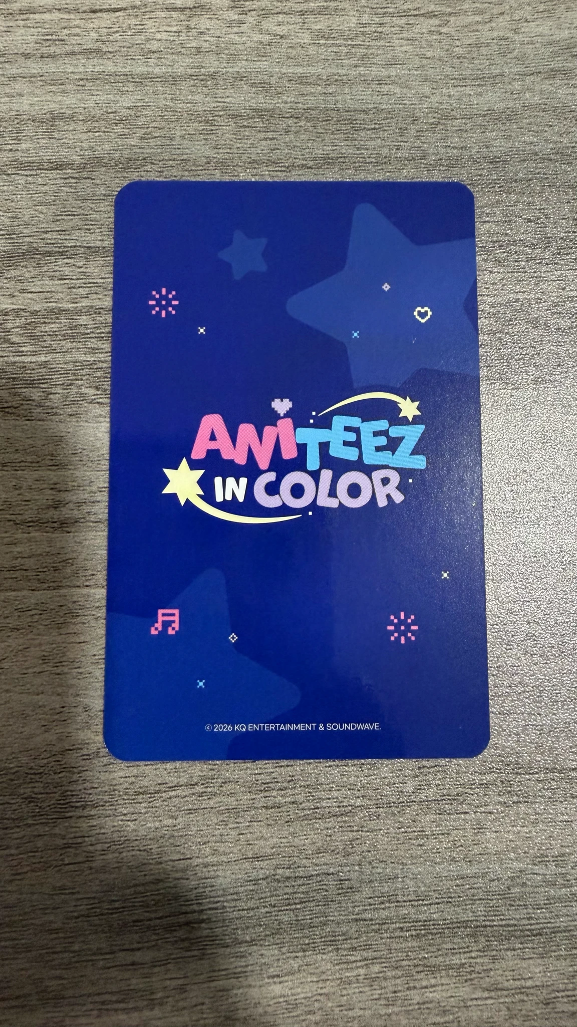 ATEEZ Yeosang ATEEZ - Yeosang - ANITEEZ IN COLOR Other trading card version 5 listing photo 2