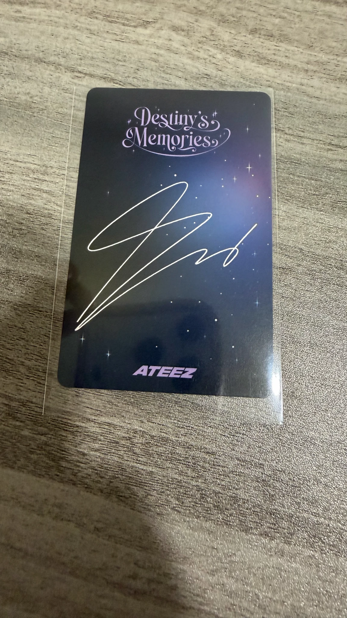 ATEEZ Seonghwa ATEEZ - Seonghwa - Destiny's Memories Exhibition Other trading card listing photo 2