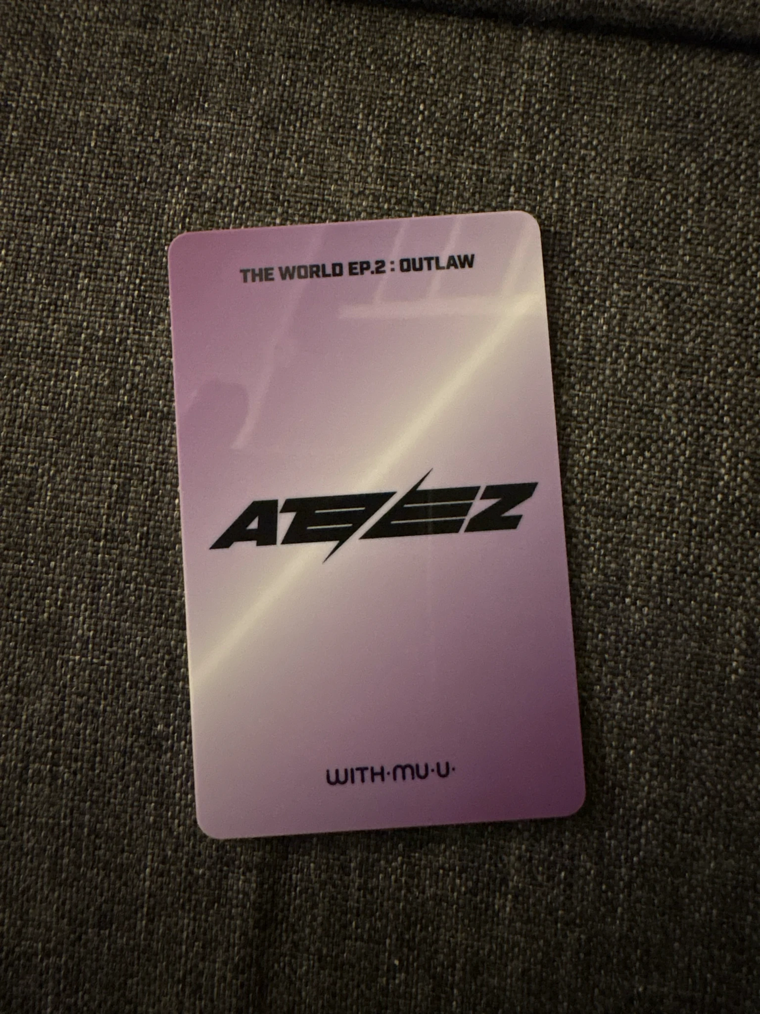 ATEEZ Yunho ATEEZ - Yunho - THE WORLD EP.2 : OUTLAW Album withmuu lucky draw pob (pre-order benefit) listing photo 2