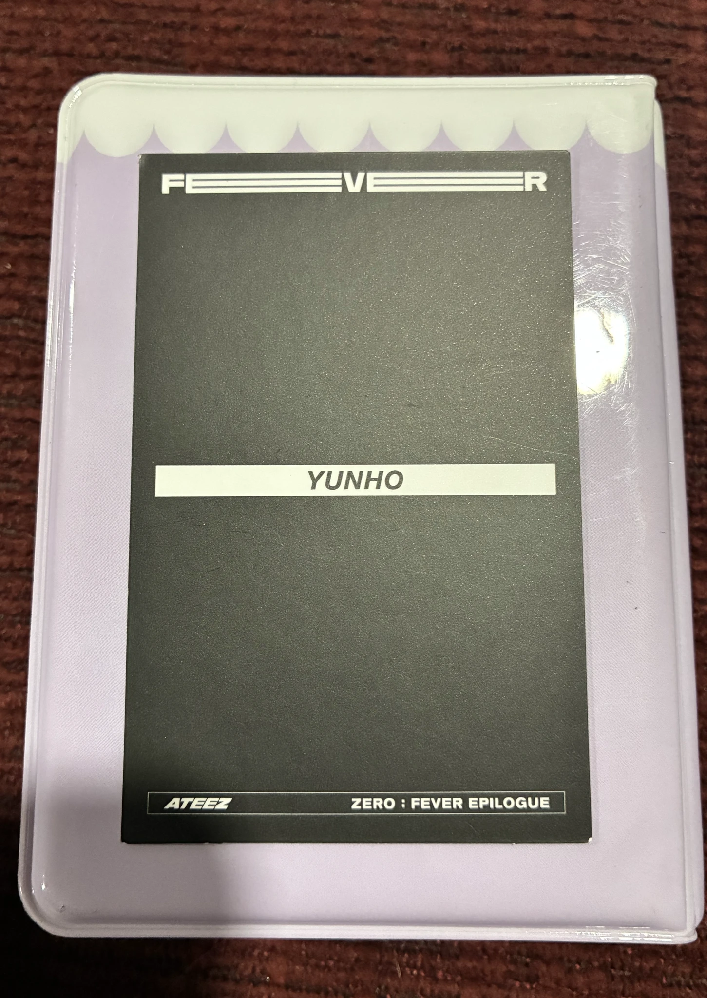 ATEEZ Yunho ATEEZ - Yunho - ZERO : FEVER EPILOGUE Album hello82 USA pob (pre-order benefit) listing photo 2